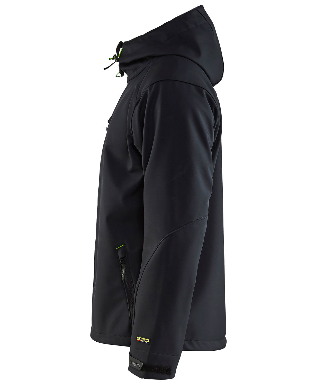 Bl&aring;kl&auml;der softshell jacket, Black/Green, large image number 2