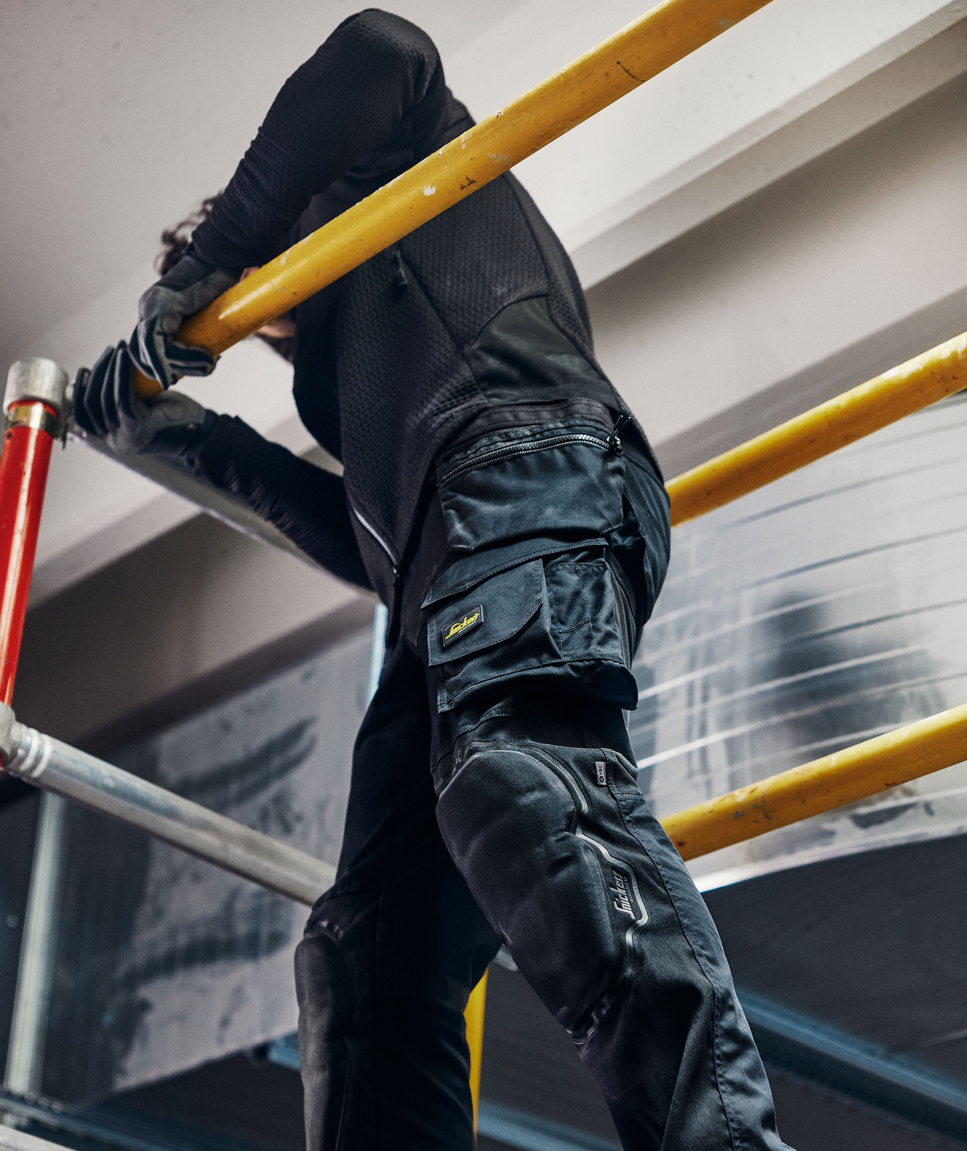 Snickers FlexiWork cardigan 8404, Black/Black, large image number 6