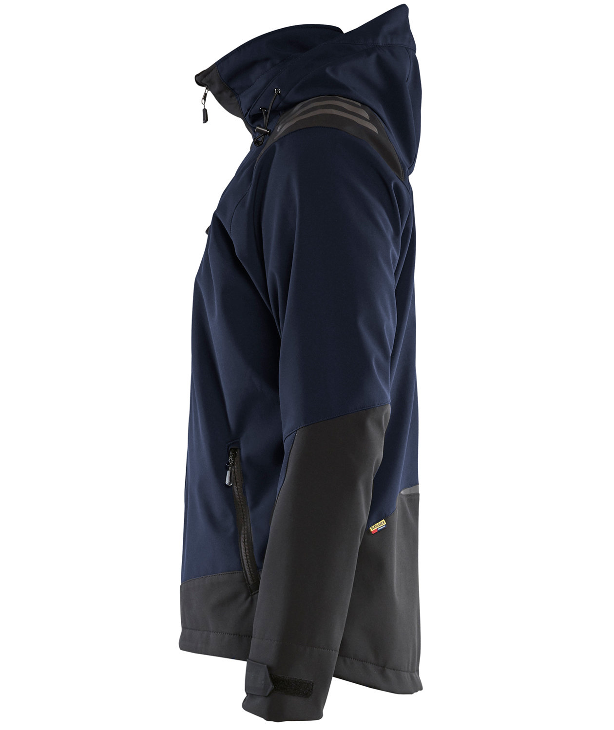 Bl&aring;kl&auml;der softshelljakke, M&oslash;rk Marinebl&aring;/Svart, large image number 2