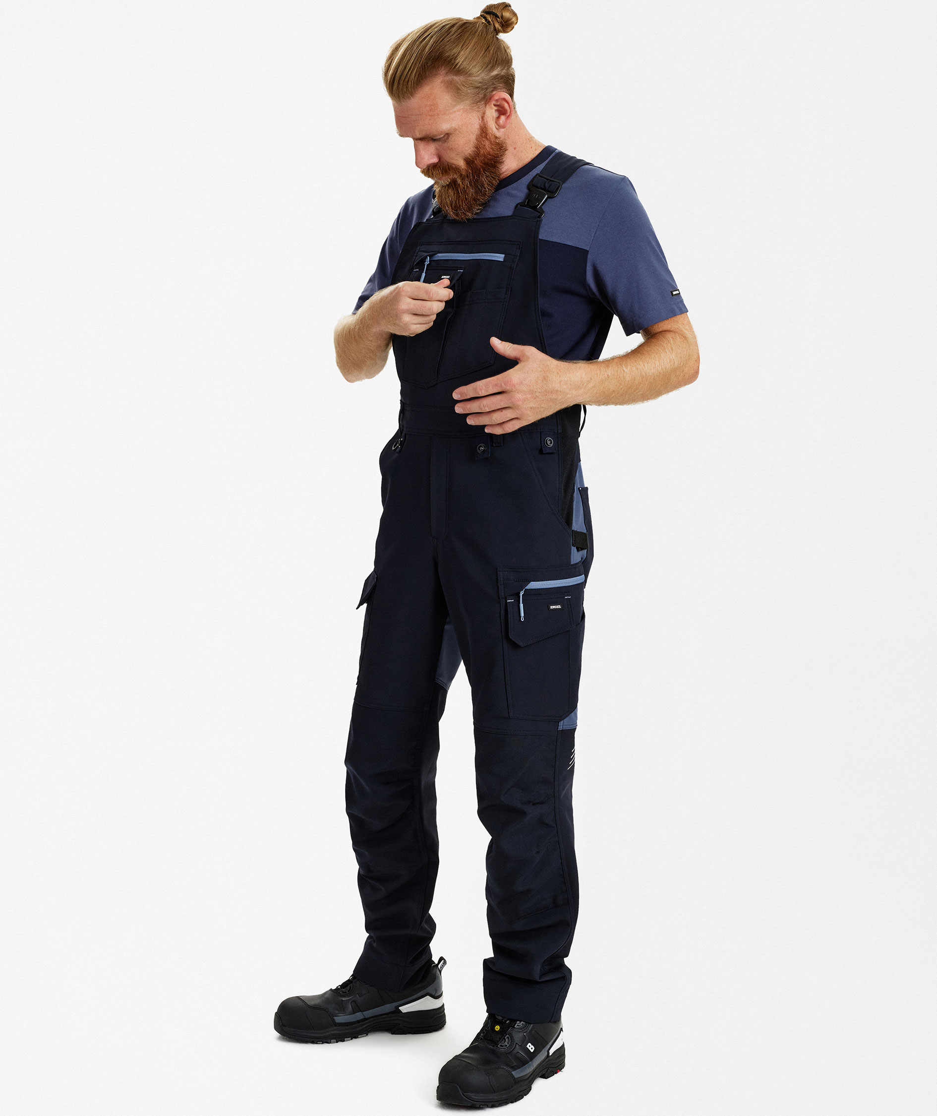 Engel Entire overalls full stretch, Deep Blue/Dark Sea, large image number 5