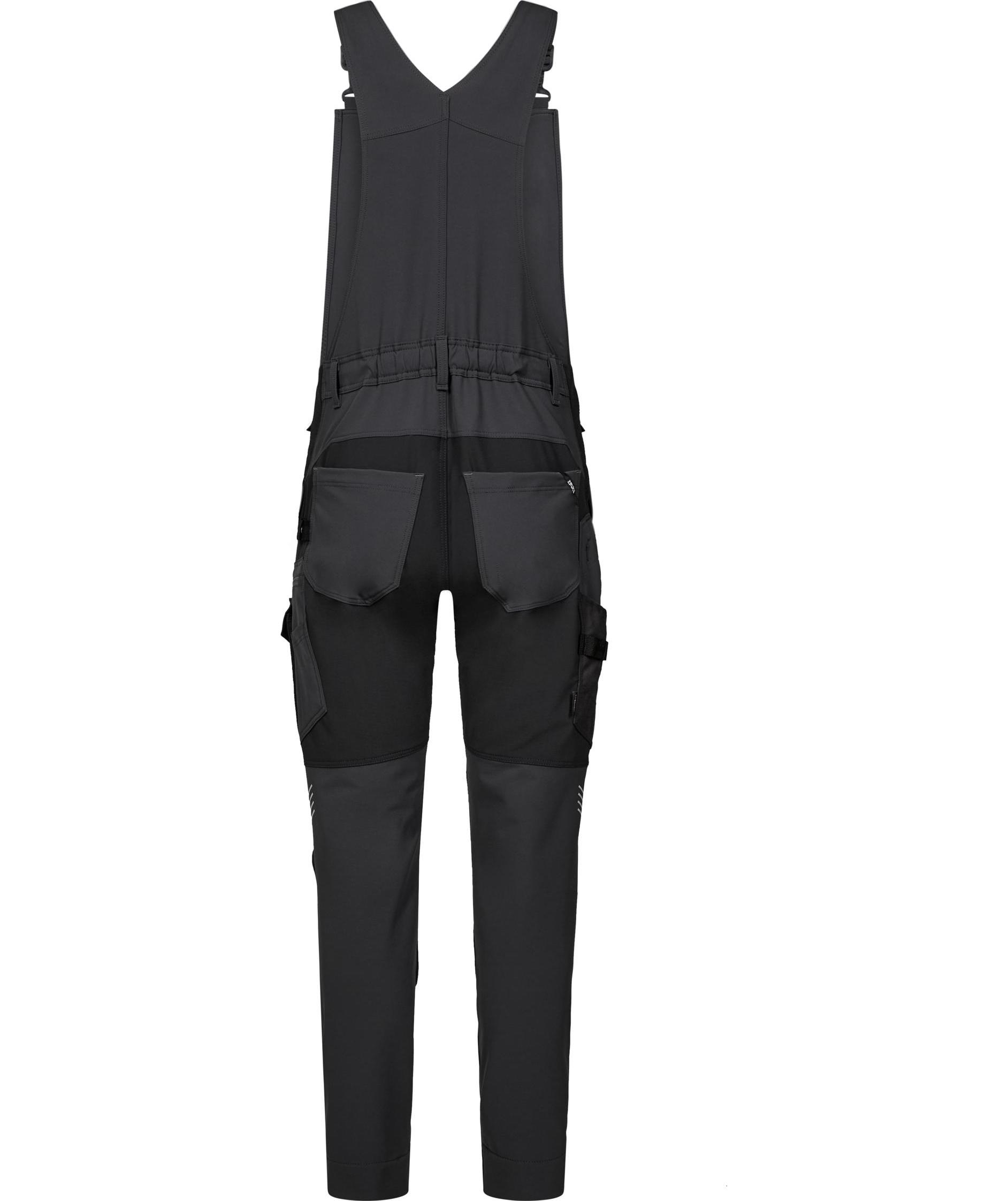 Engel Entire h&auml;ngselbyxa full stretch, Anthracite Grey/Black, large image number 3