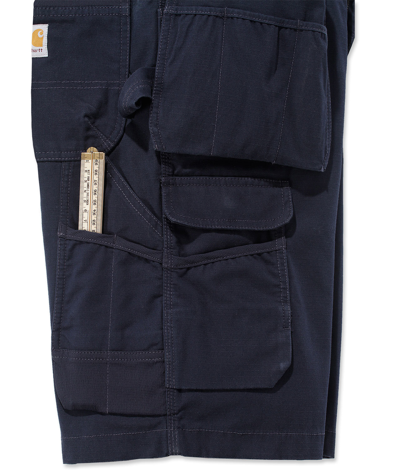 Carhartt h&aring;ndv&aelig;rkershorts, Navy, large image number 5