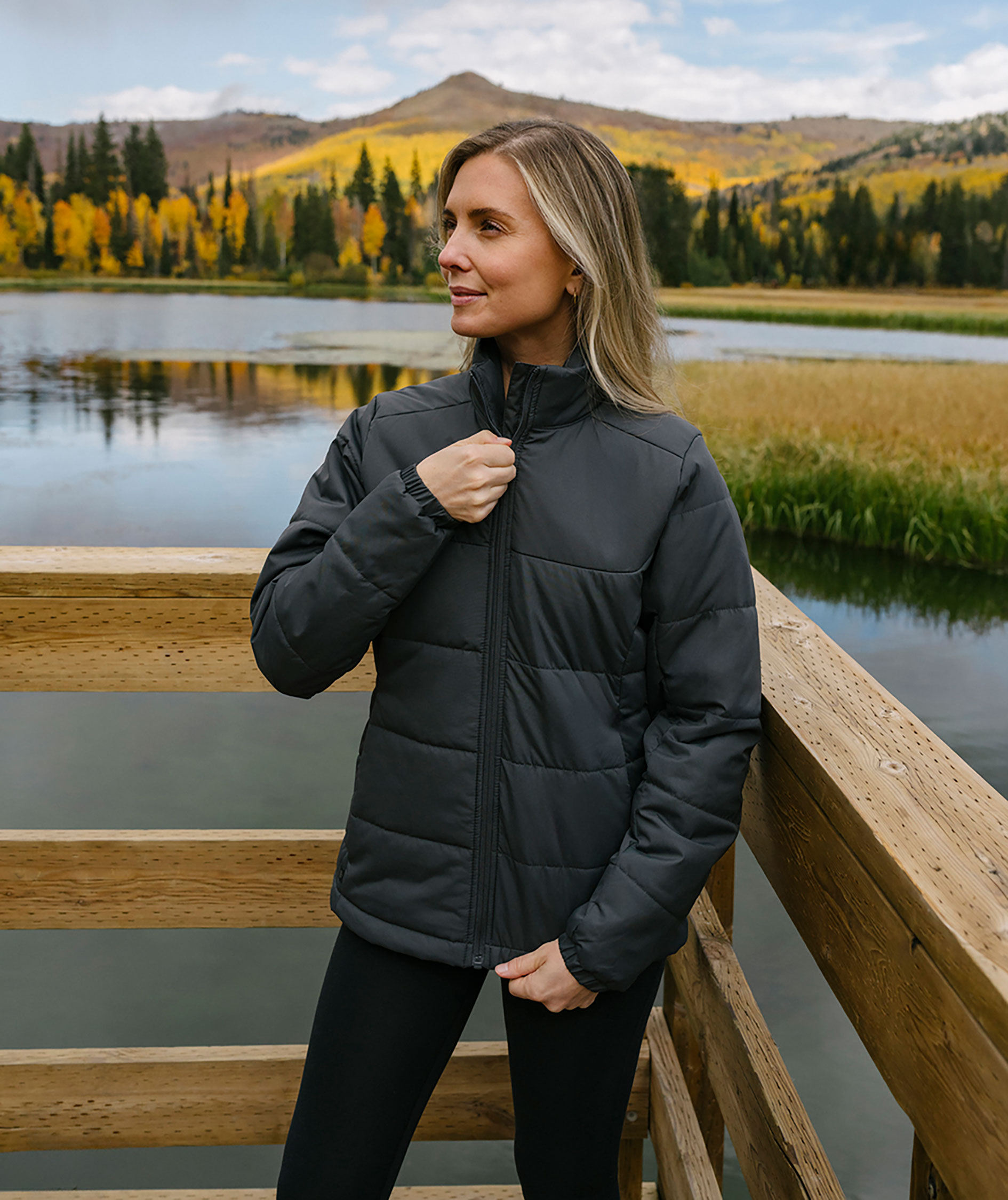 Stormtech Sierra women's quilted jacket, Black, large image number 5