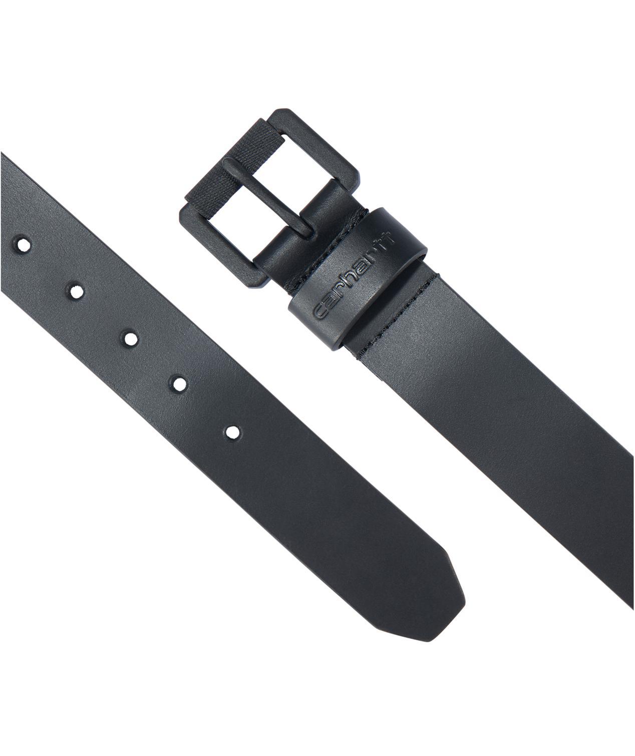 Carhartt l&aelig;rbelte, Black/Coal, large image number 2