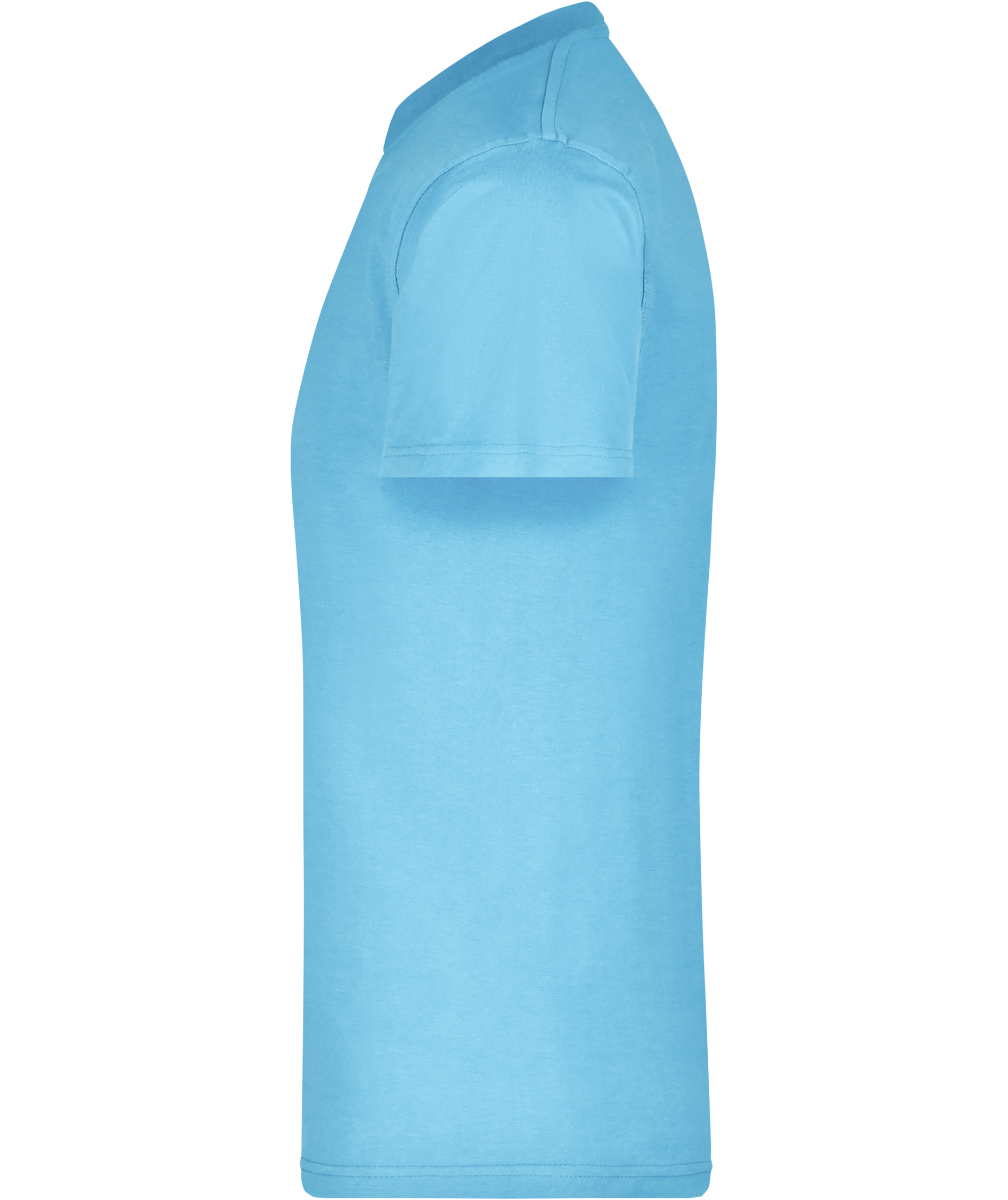 James & Nicholson T-Shirt Round-T Heavy, Sky Blue, large image number 3