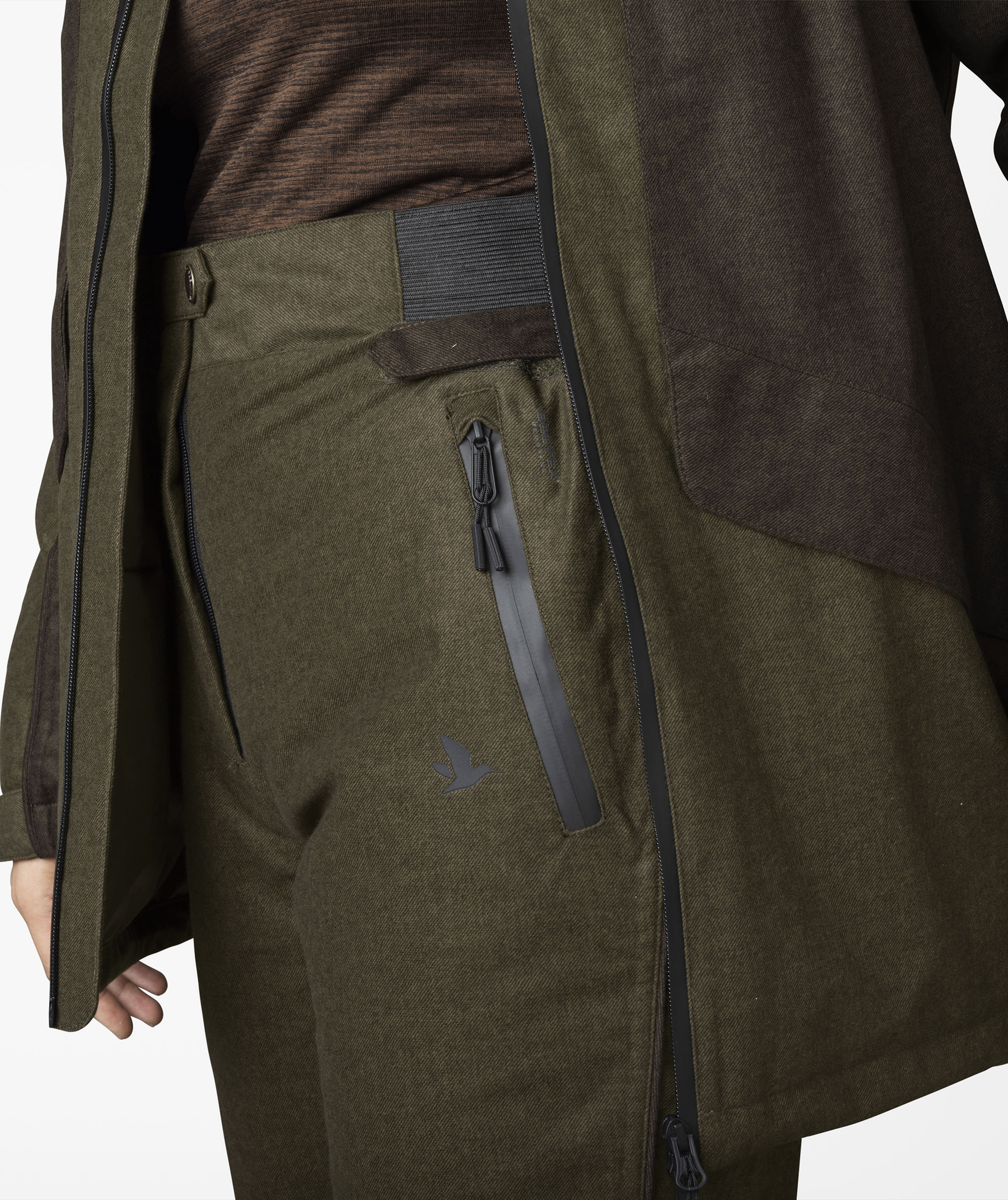 Seeland Avail Aya insulated women's trousers, Pine Green/Demitasse Brown, large image number 2