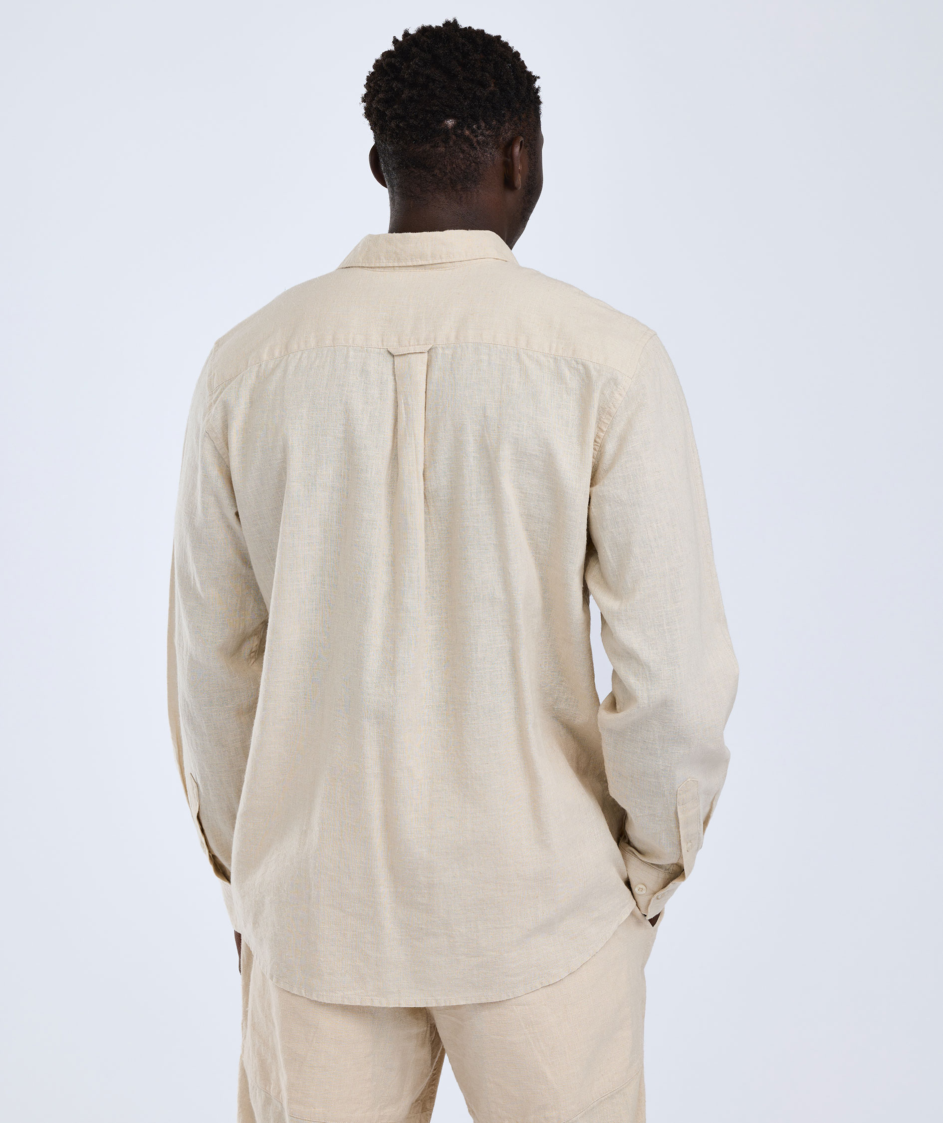 Pinewood V&auml;rnamo InsectSafe skjorte, Linen Beige, large image number 3