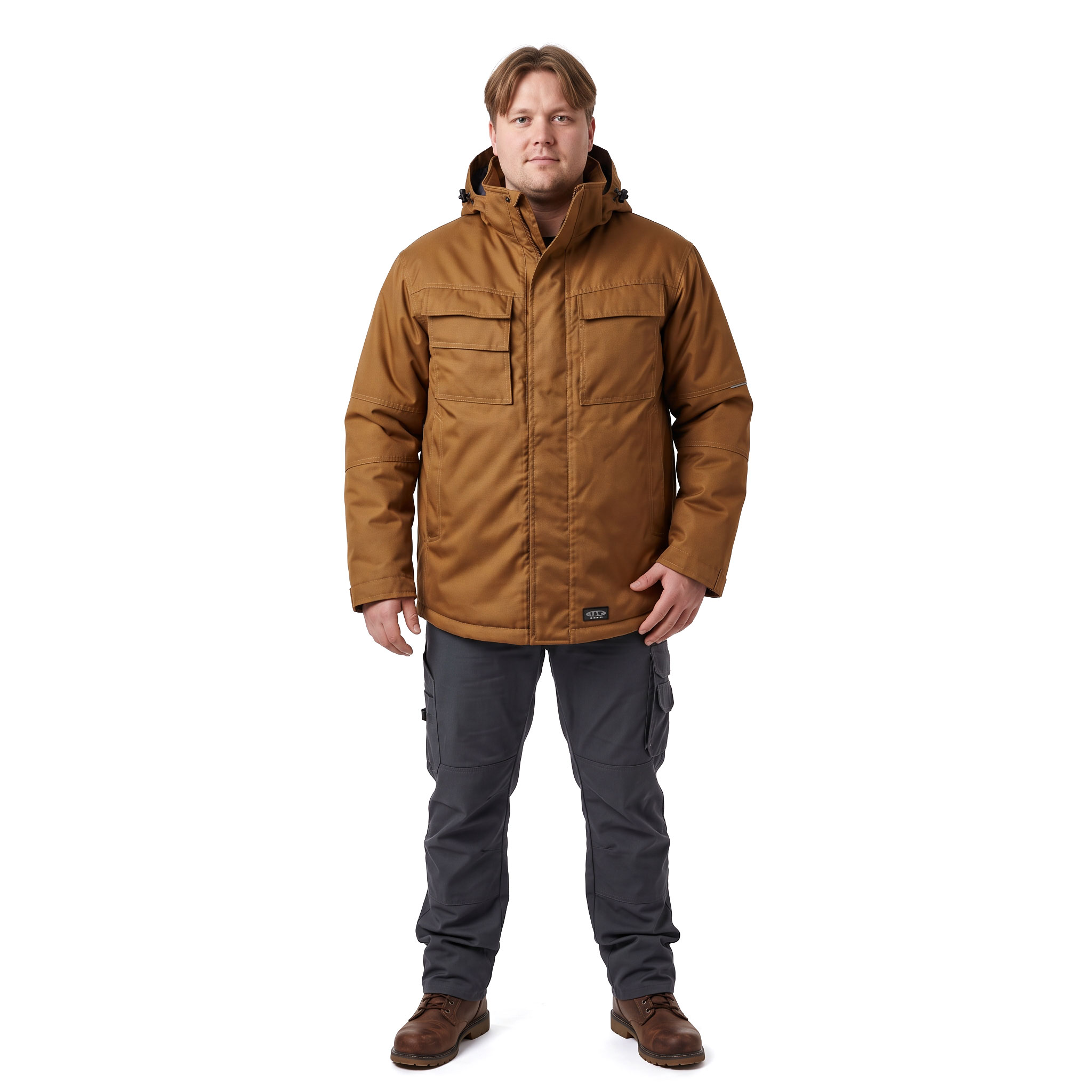 J.A.K. winter jacket 6153, Camel, large image number 2