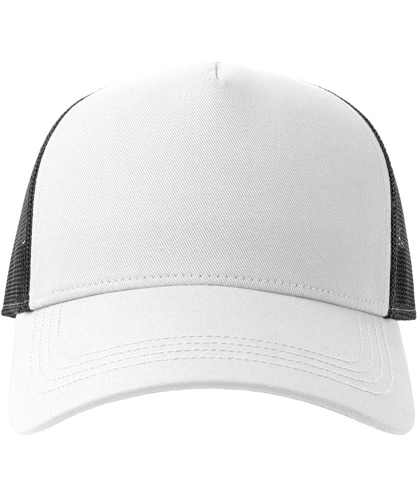 Atlantis Rapper Cotton-S cap, White/black