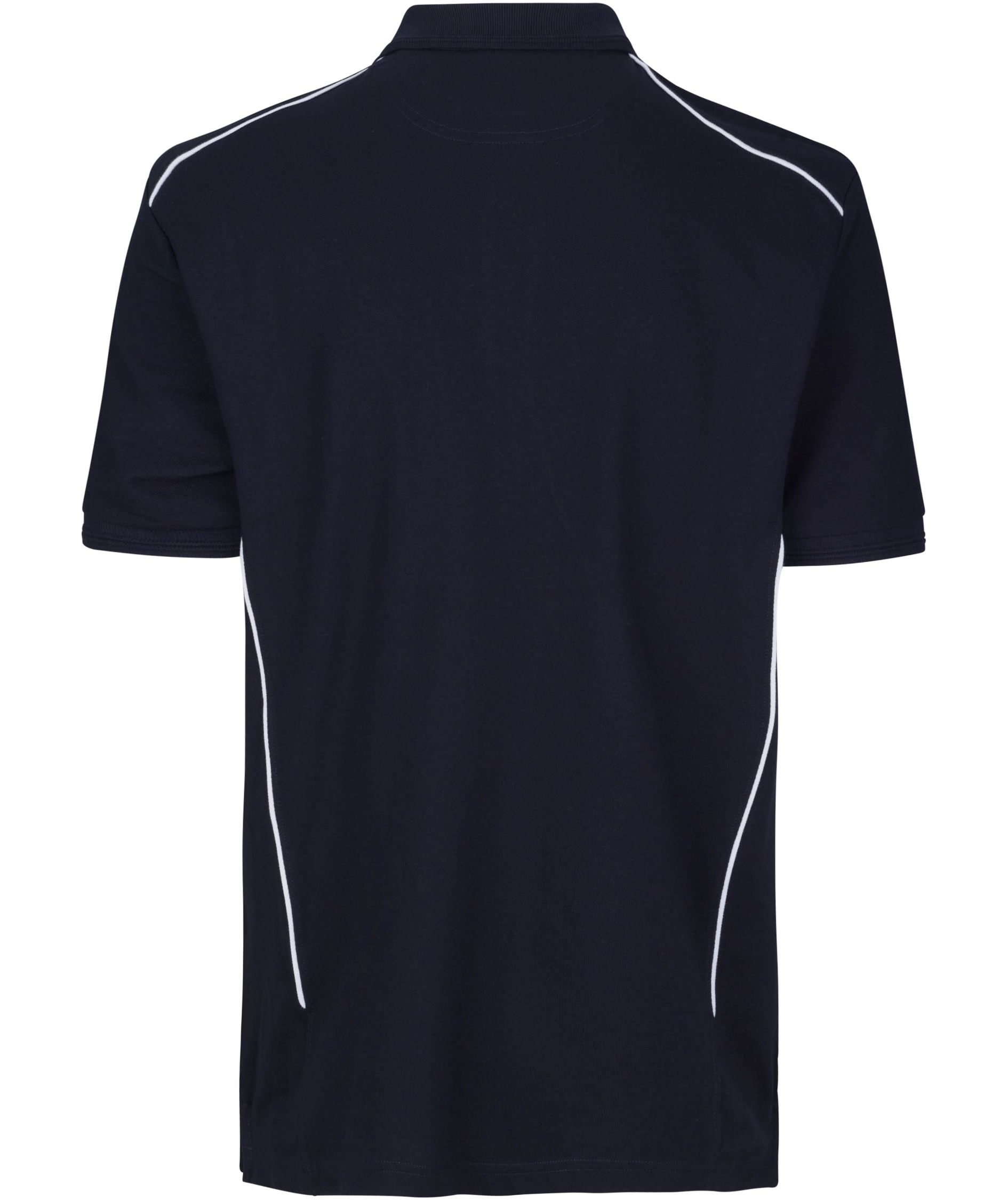 ID PRO Wear pipings polo shirt, Marine Blue, large image number 2
