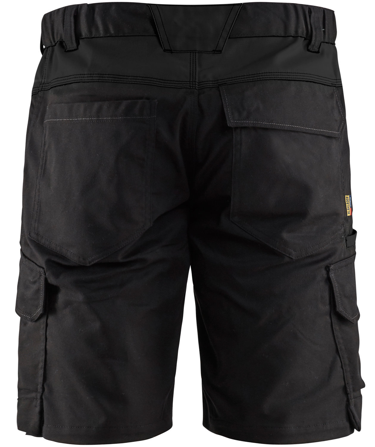 Bl&aring;kl&auml;der arbejdsshorts, Sort