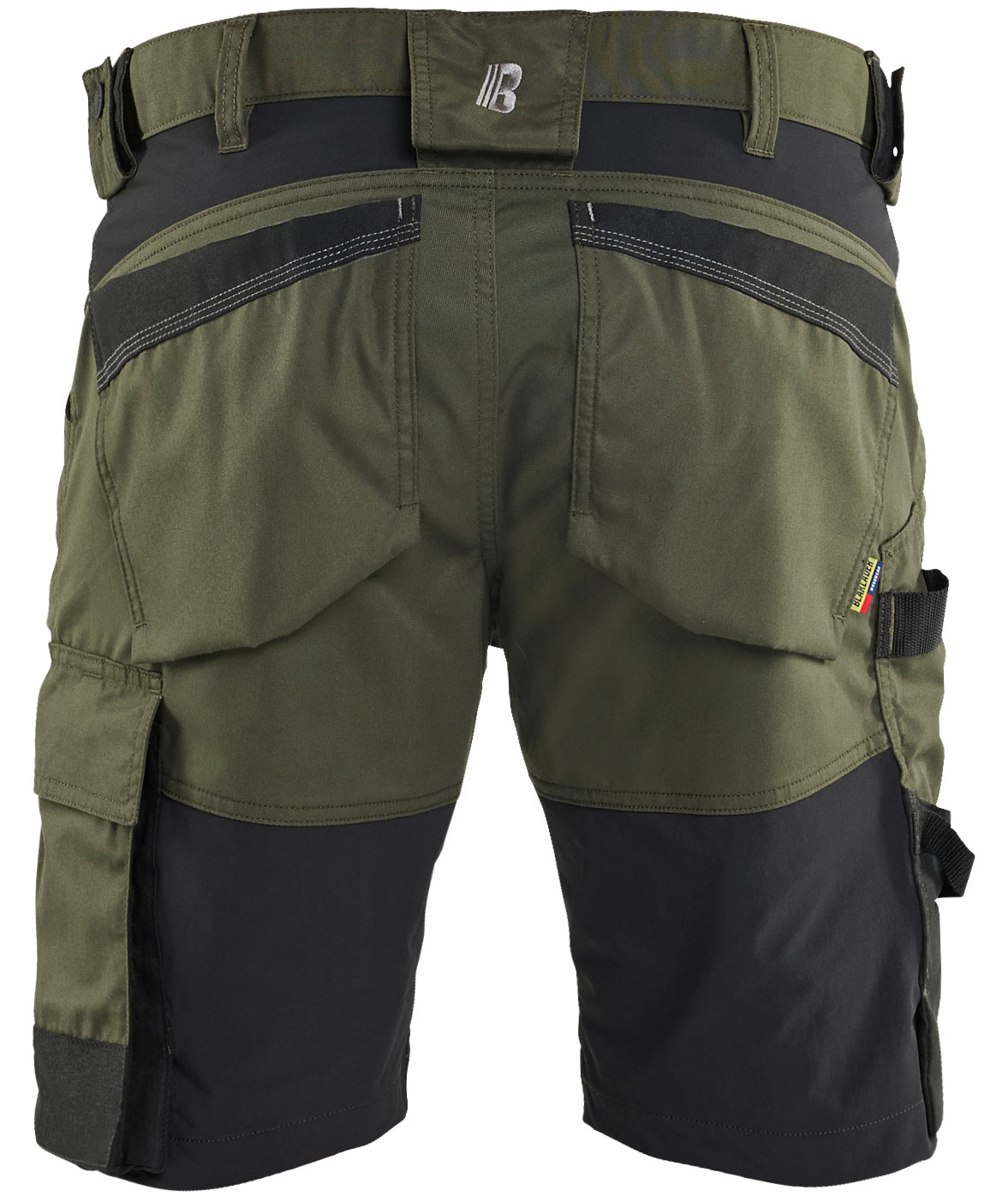 Bl&aring;kl&auml;der arbejdsshorts, Skovgr&oslash;n/sort