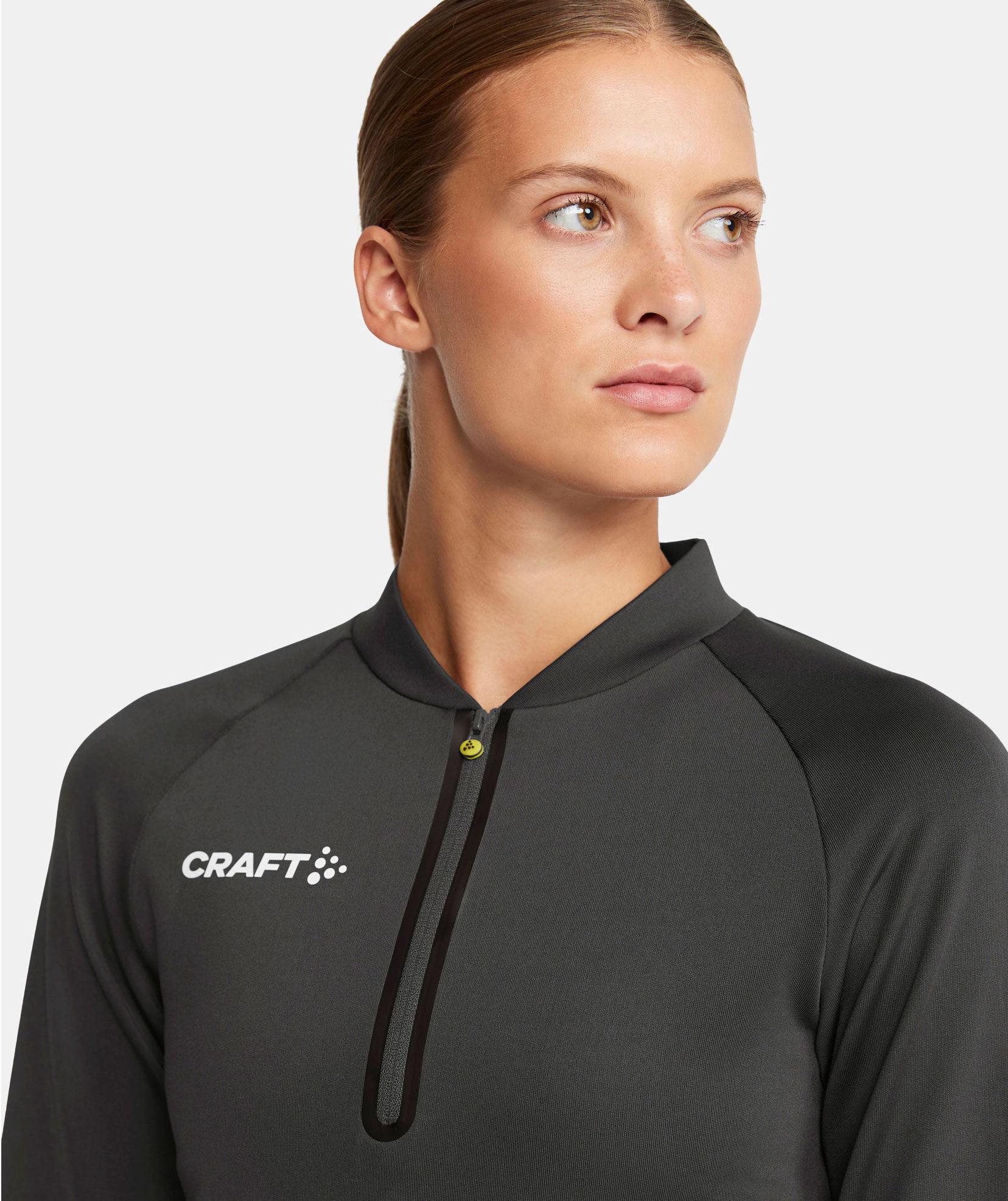 Craft Extend Damen Halfzip Trainingspullover, Asphalt, large image number 4
