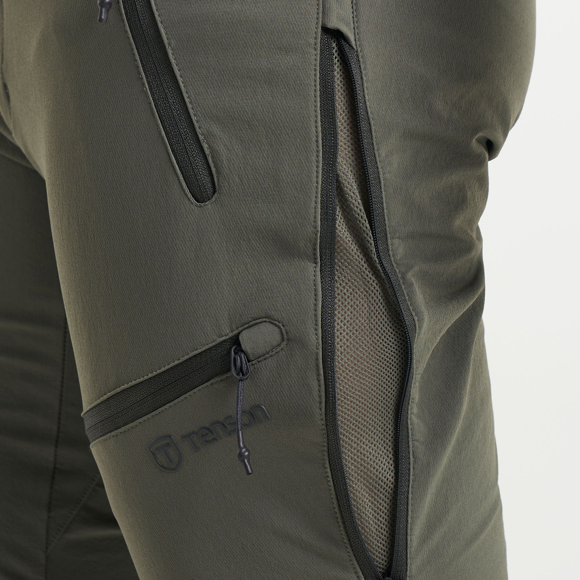 Tenson TXlite Flex bukse, Dark Olive, large image number 6