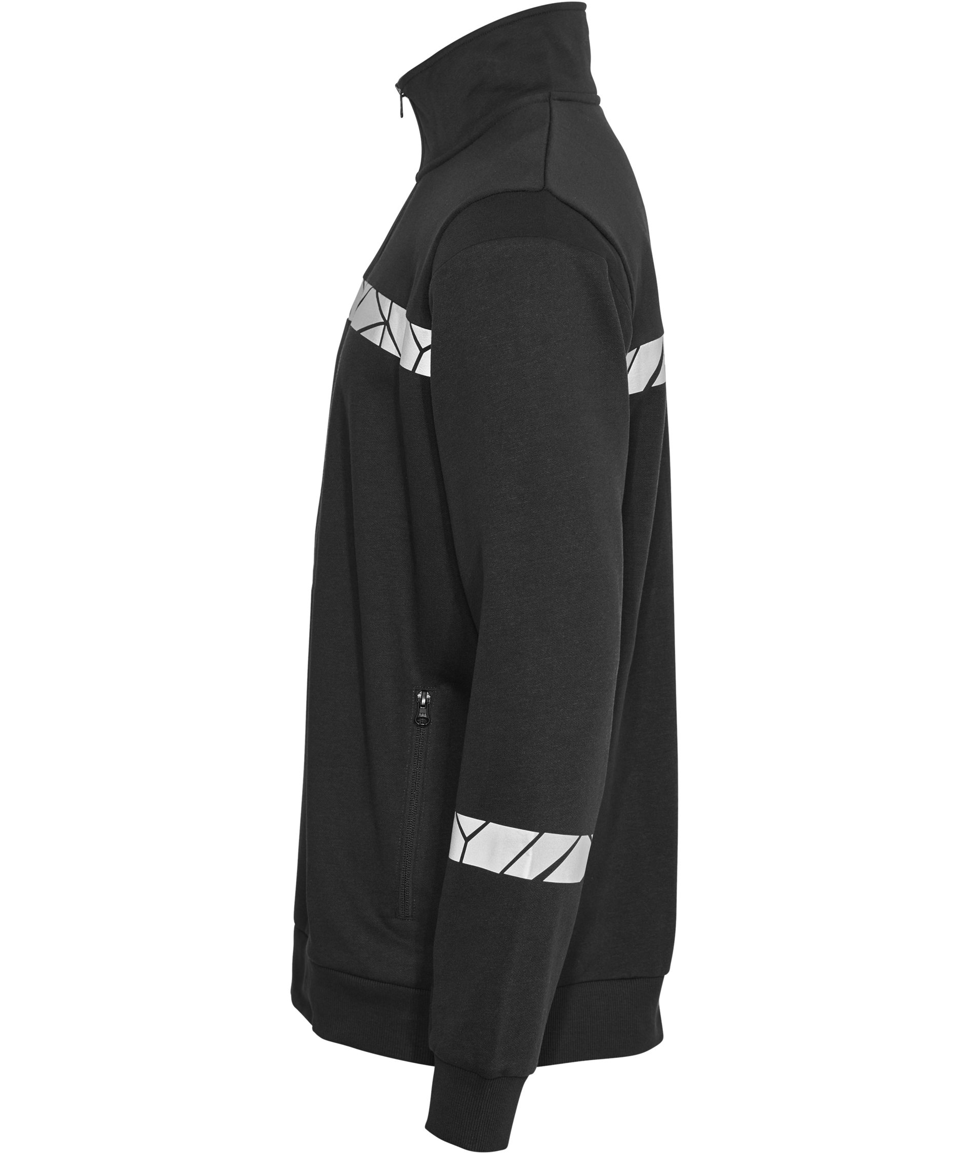 ProJob half zip sweatshirt 7102, Black, large image number 3