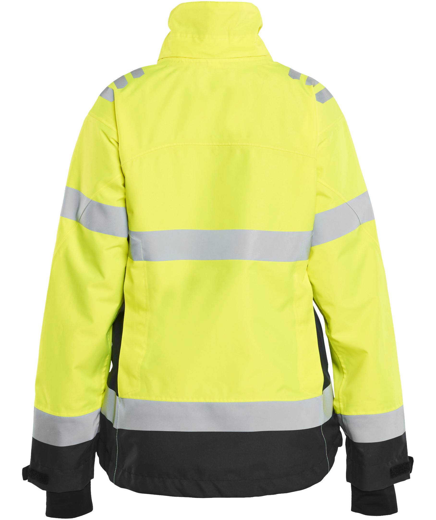 Bl&aring;kl&auml;der dame skalljakke, Hi-vis Gul/Svart, large image number 1