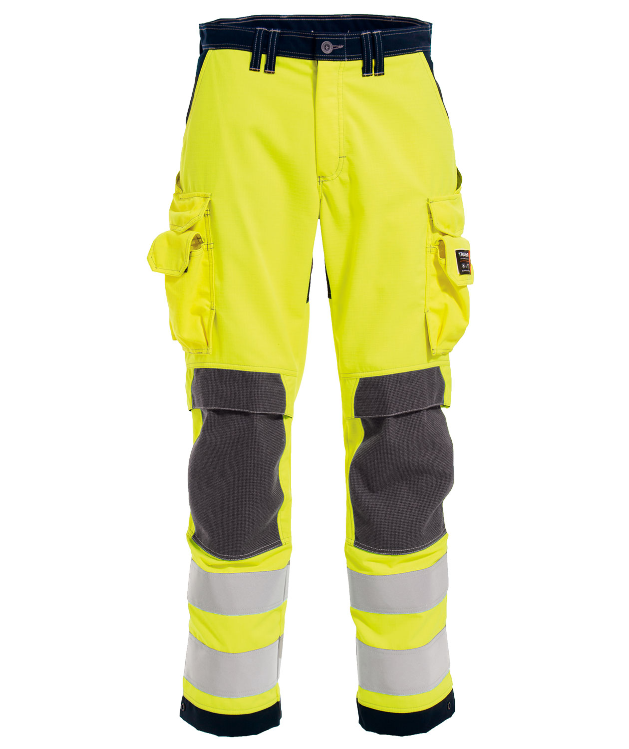 Tranemo Tera TX arbetsbyxa dam, Varsel gul/marinbl&aring;