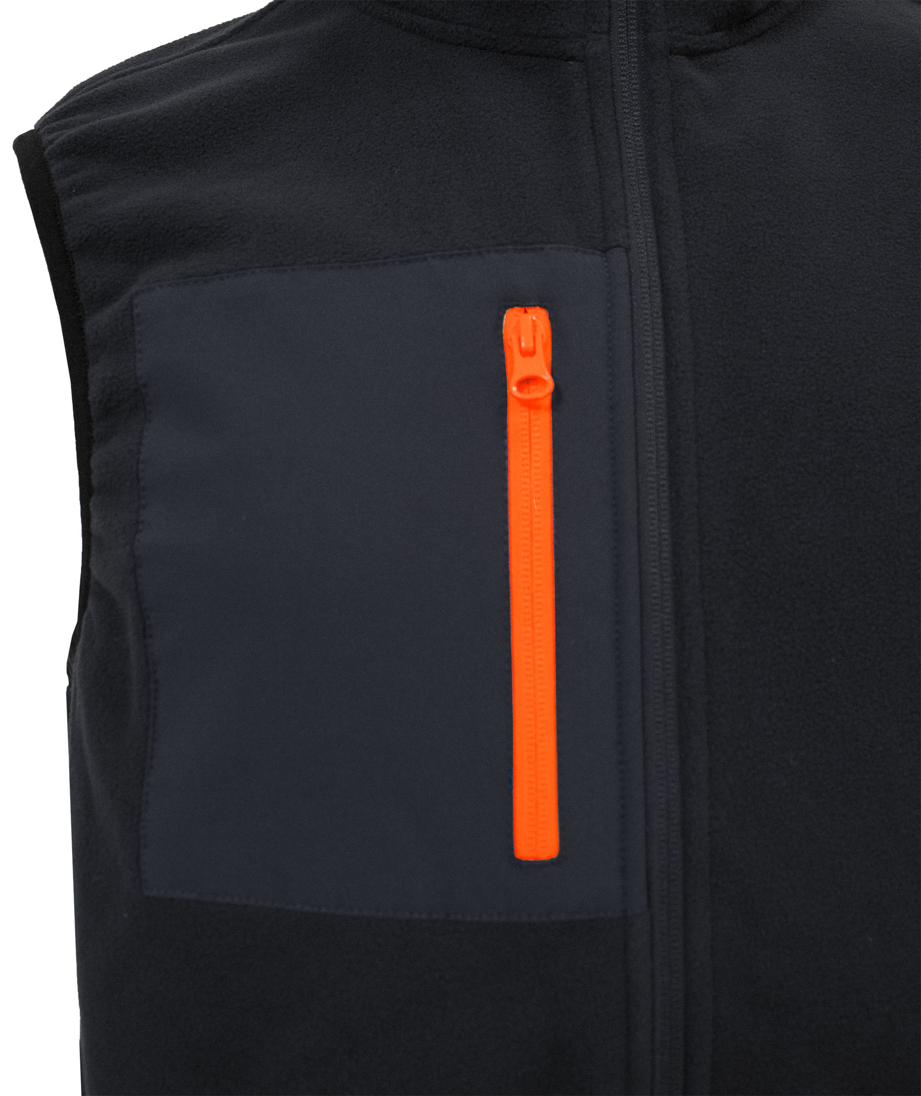 Ocean Outdoor fleece vest, Black, large image number 2