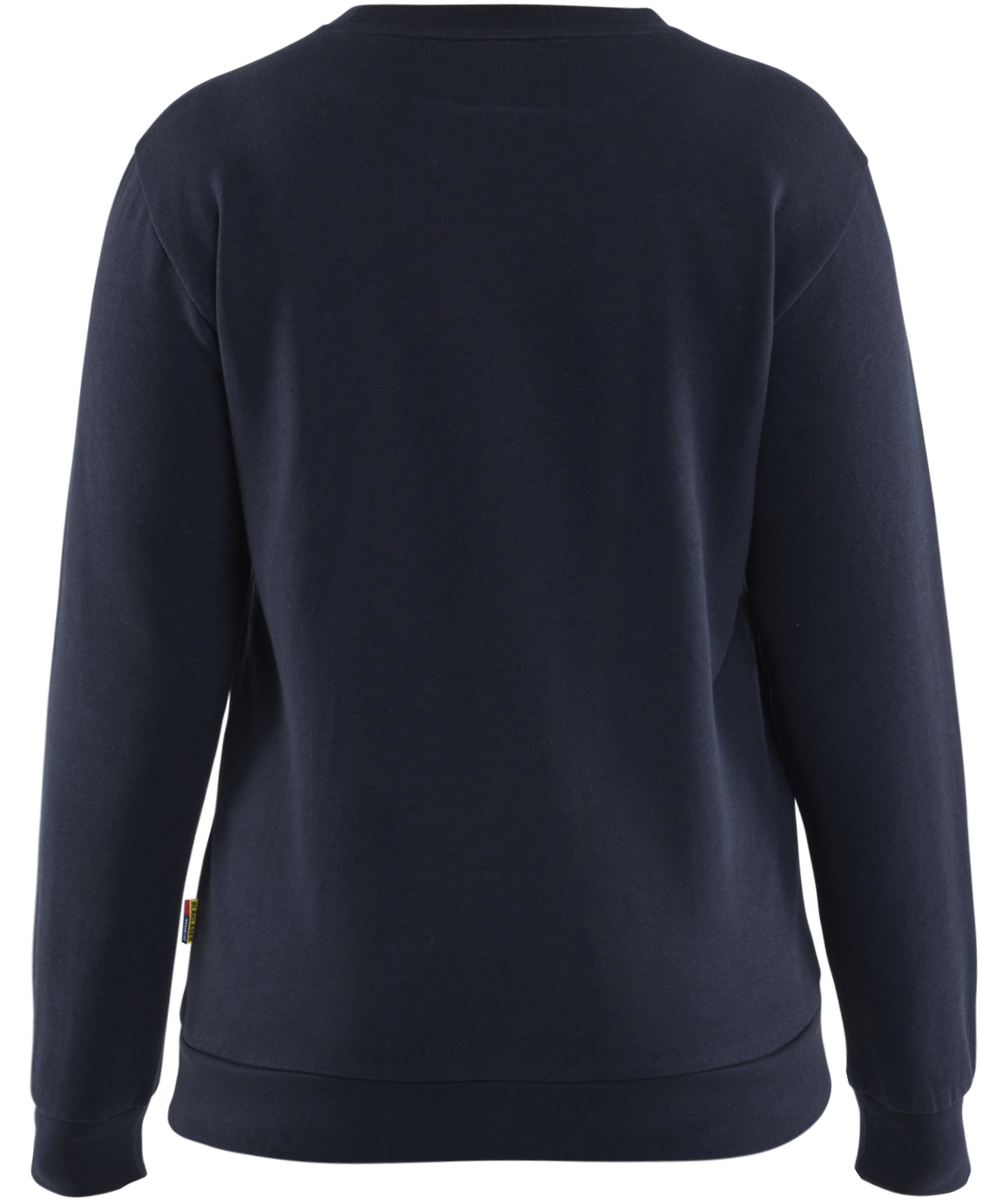 Bl&aring;kl&auml;der dame sweatshirt, M&oslash;rk Marine/Hi-Vis Gul, large image number 1