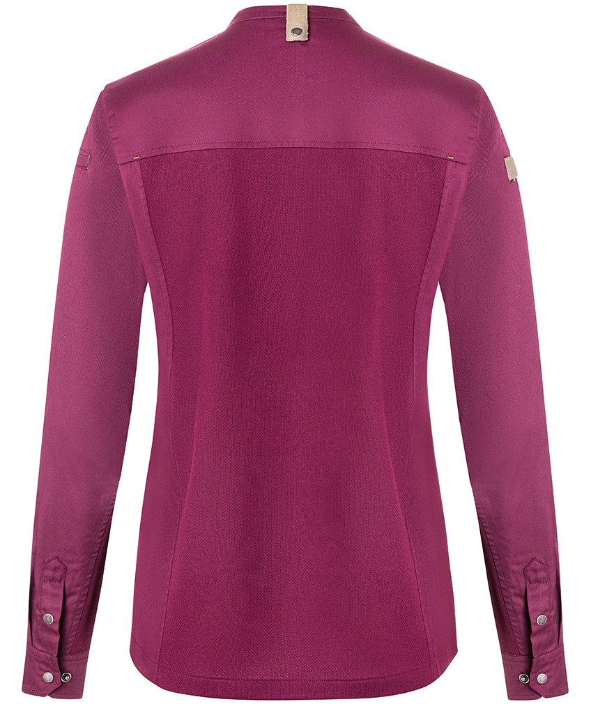 Karlowsky Green-Generation women's chefs jacket, Fuchsia, large image number 2