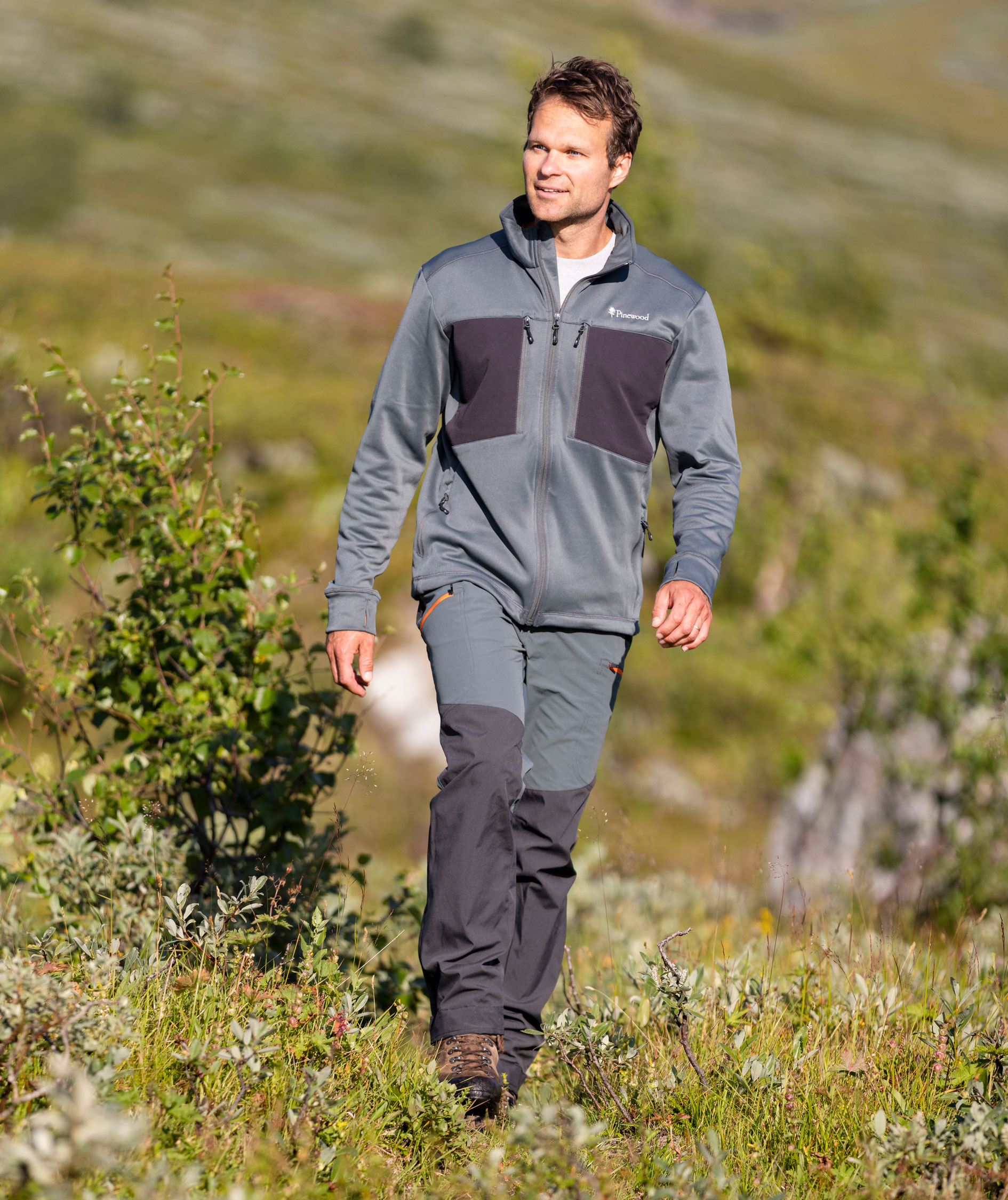 Pinewood Abisko Brenton fritidsbukser, Urban Grey/Dark Anthracite, large image number 3