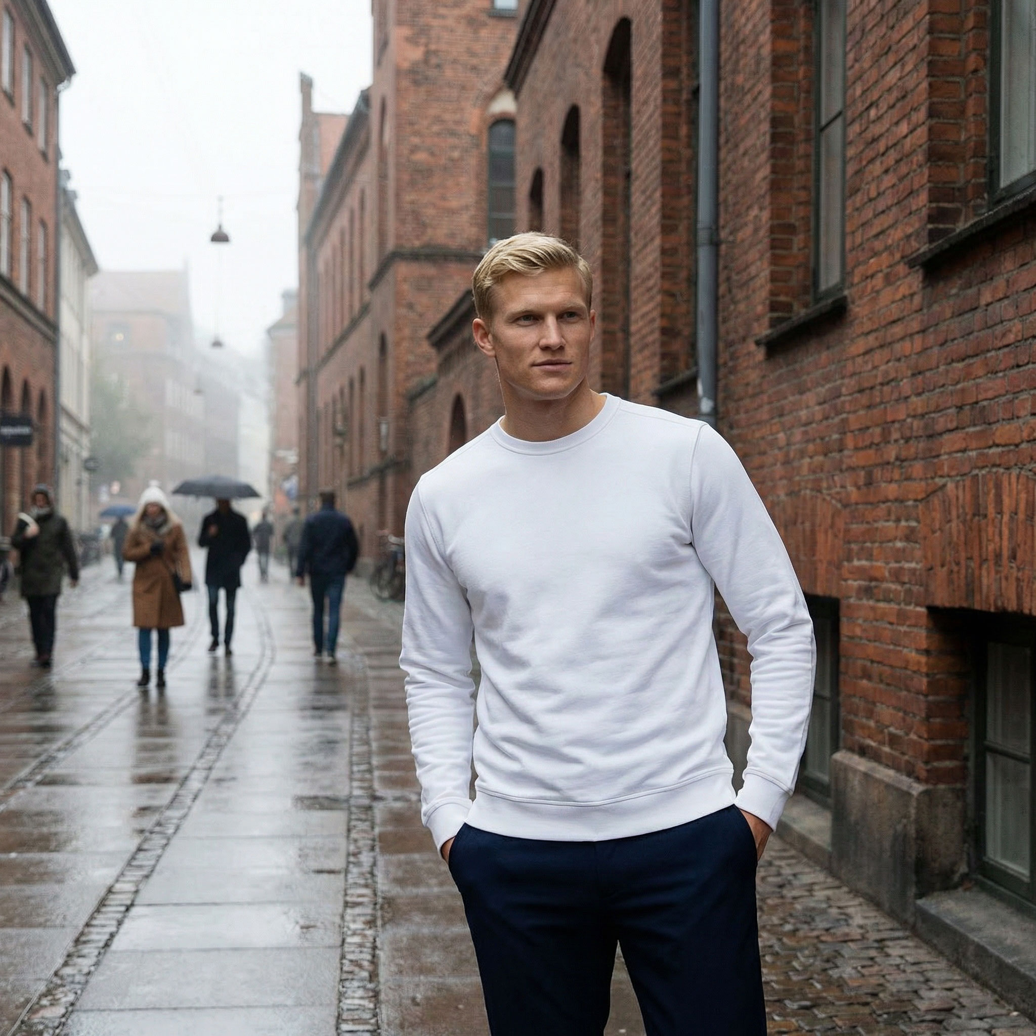 ID CORE Sweatshirt, Wei&szlig;
