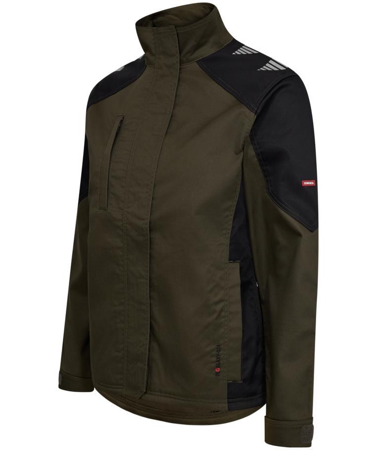 Engel Galaxy arbetsjacka dam, Forest Green/Svart, large image number 2