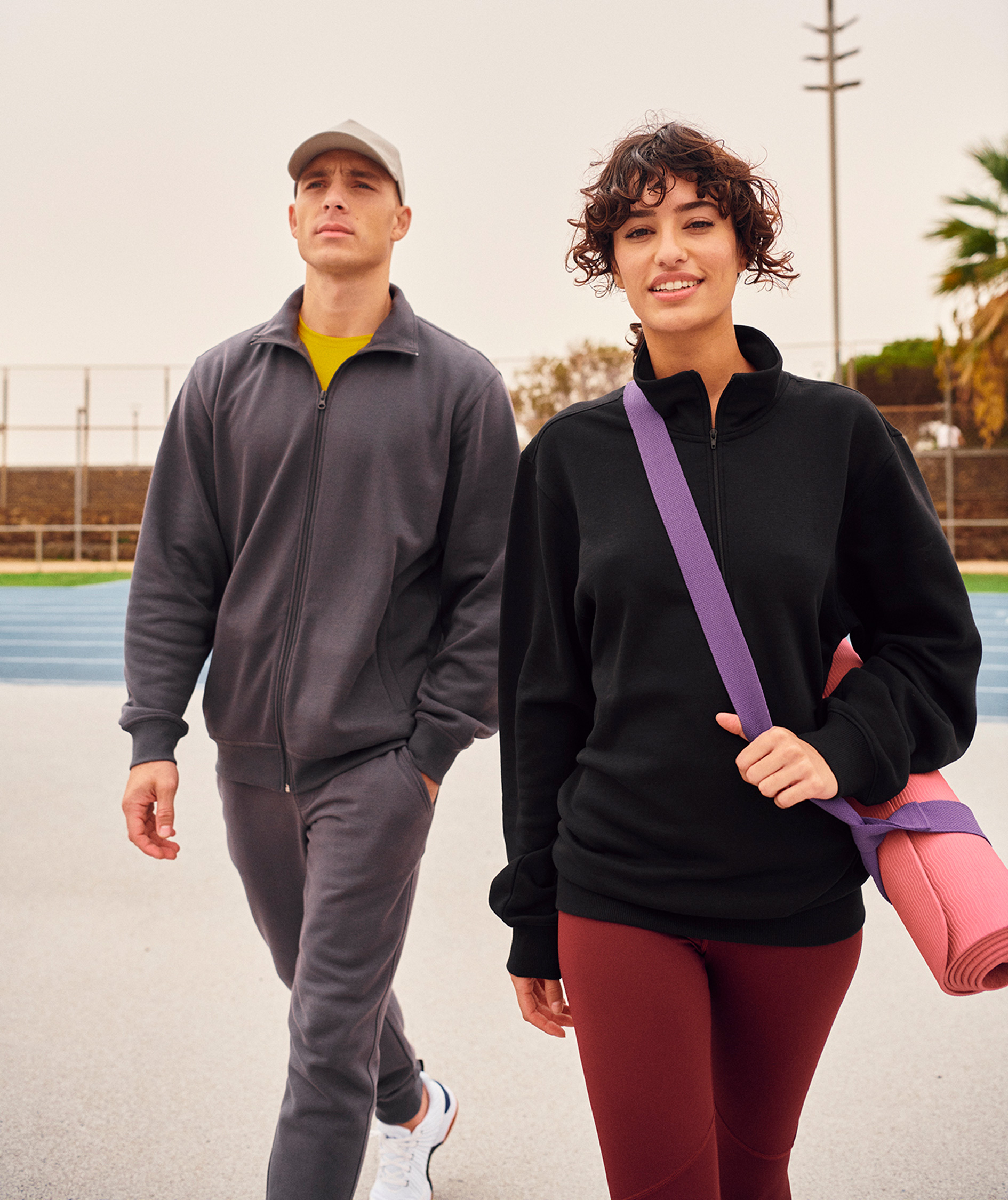 Clique Miami half zip, Black, large image number 5