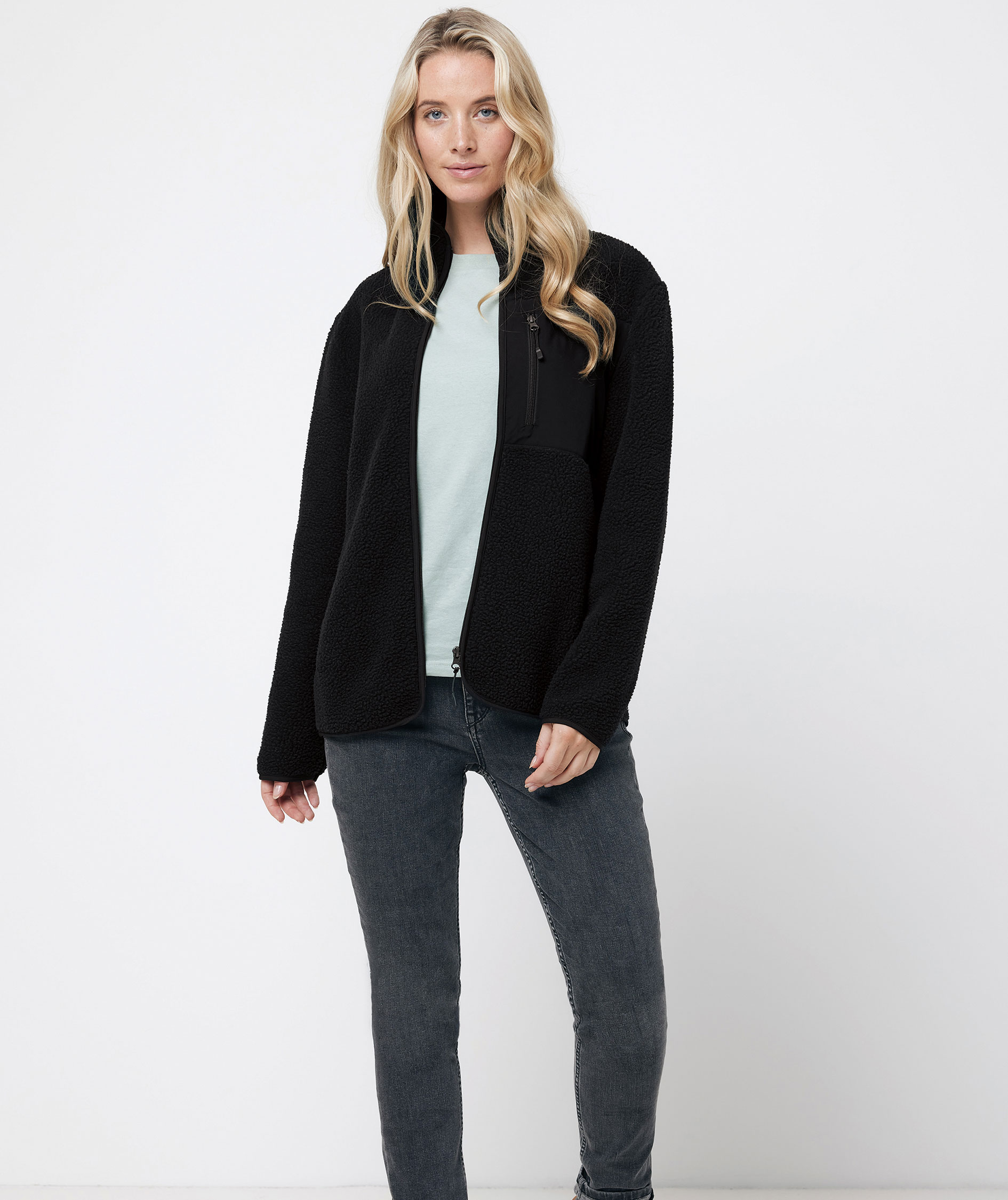 Iqoniq Diran Faserpelzjacke, Schwarz, large image number 10