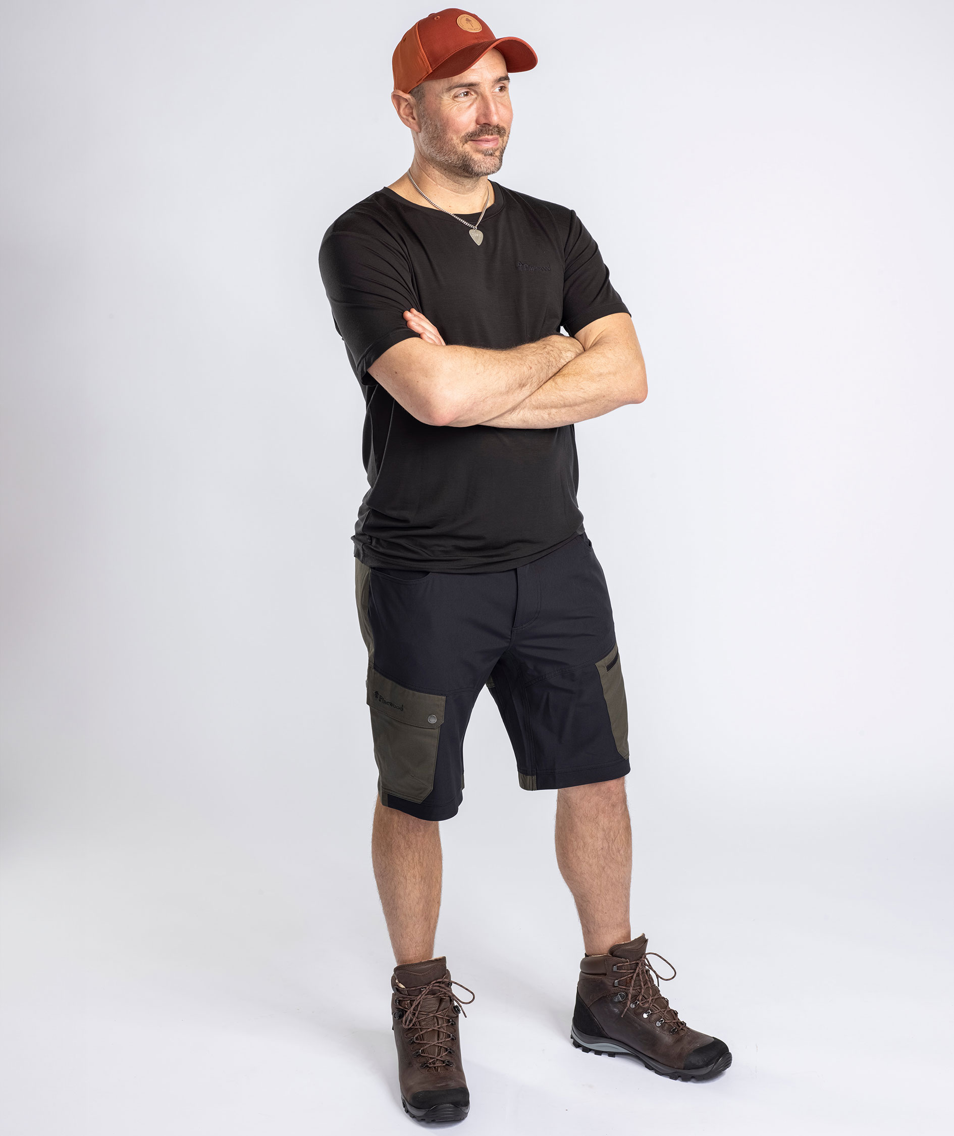 Pinewood Active Fast-Dry T-shirt, Black, large image number 2