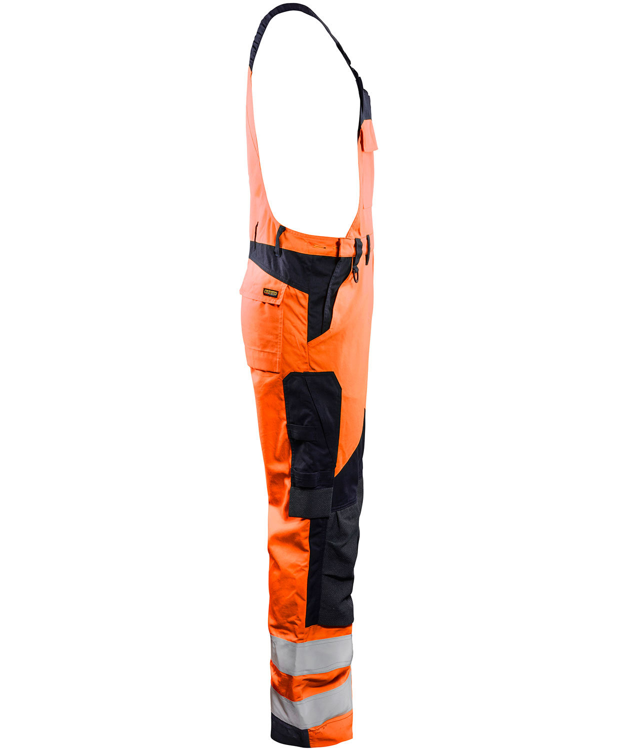 Bl&aring;kl&auml;der Multinorm work bib and braces, Hi-vis Orange/Marine, large image number 3