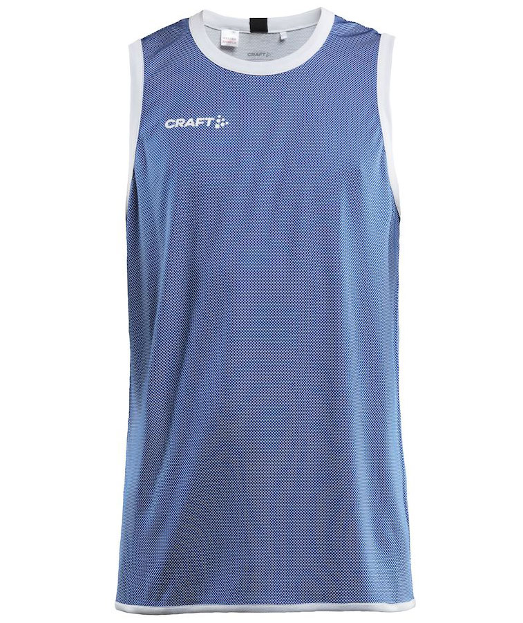 Craft Progress vendbar Basket tank top, Club cobolt/white