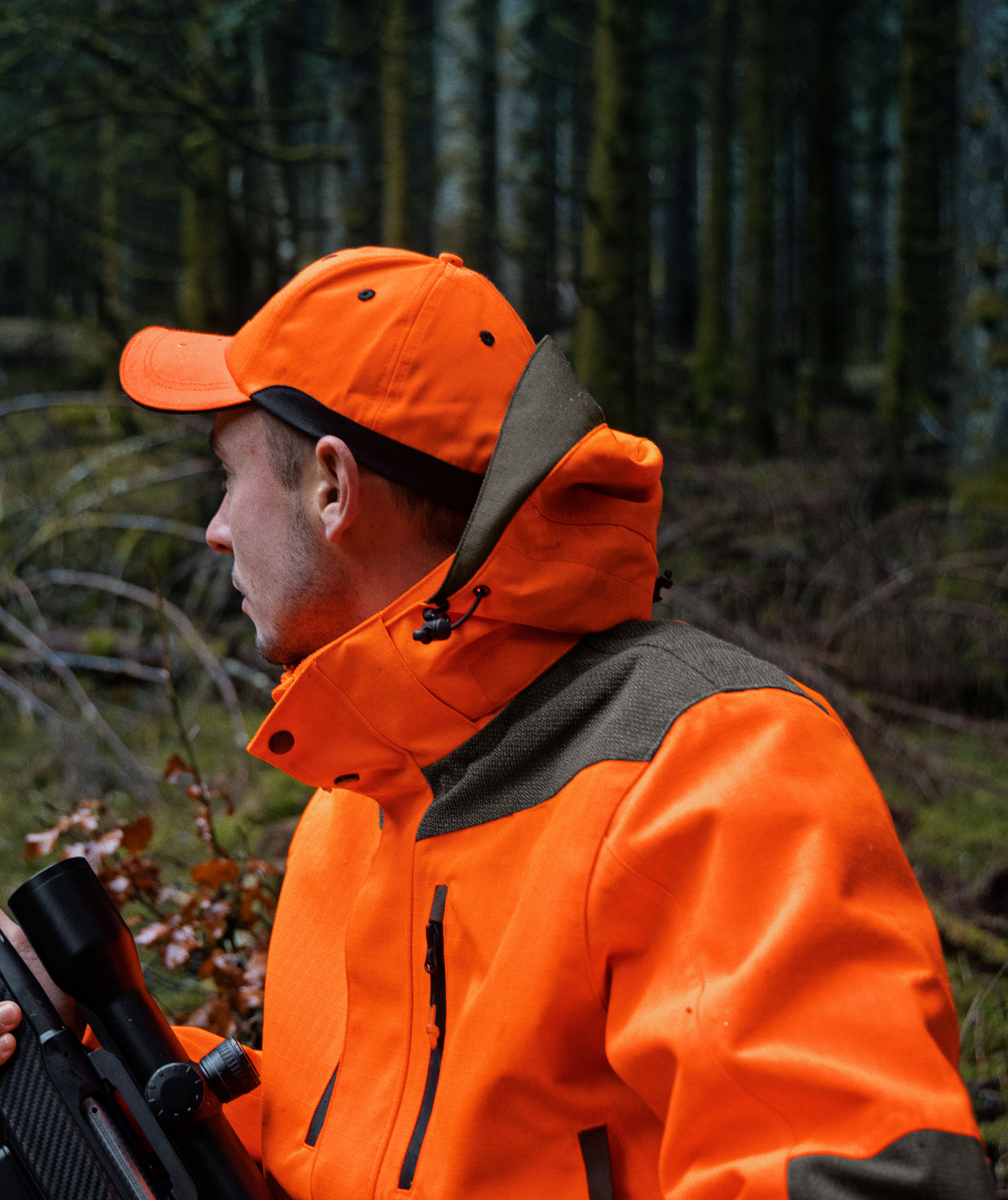 Seeland Venture Rover jacka, Varsel Orange/Pine Green, large image number 4