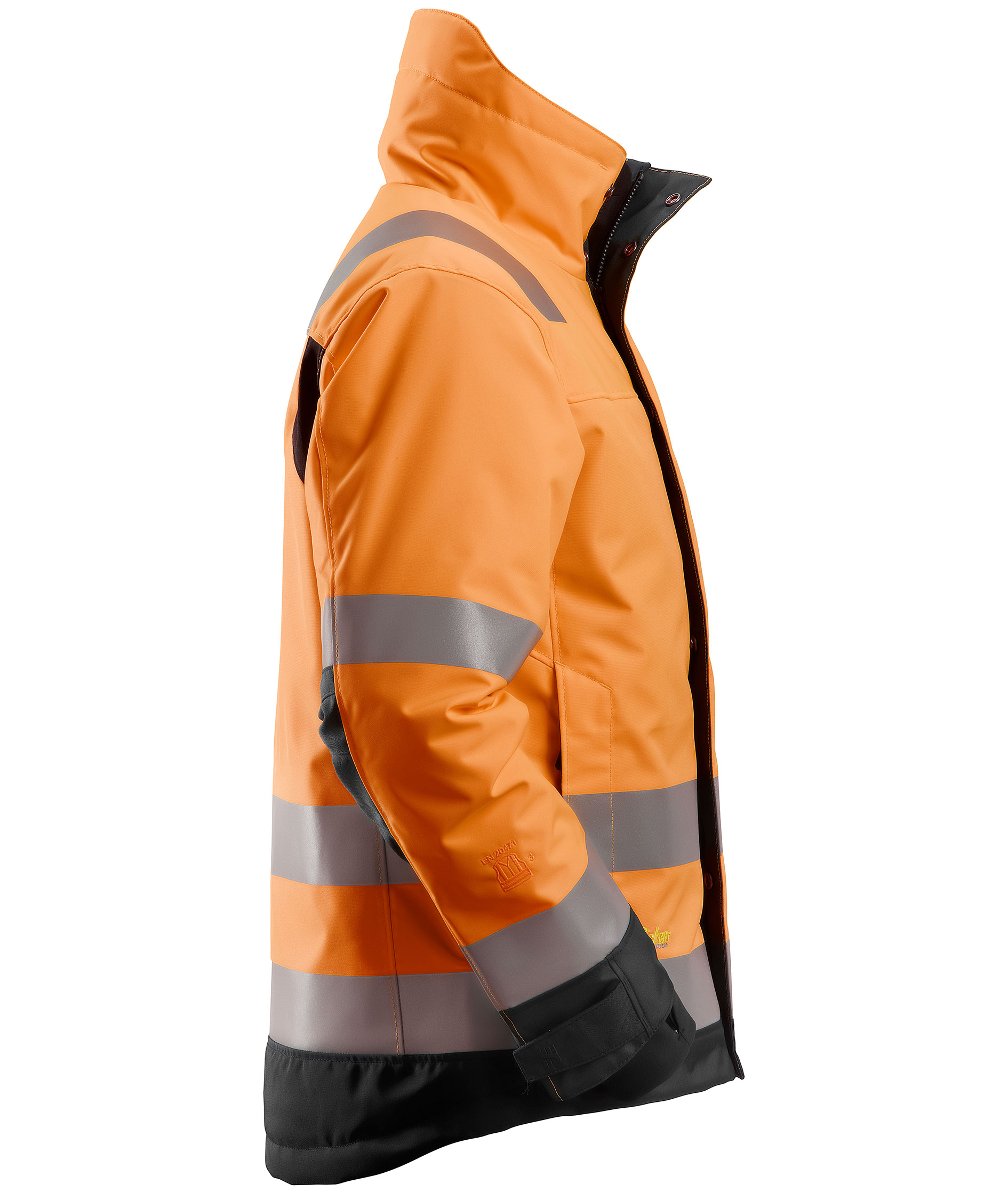 Snickers AllroundWork 37.5&reg; Winterjacke 1130, Hi-Vis Orange/Schwarz, large image number 2