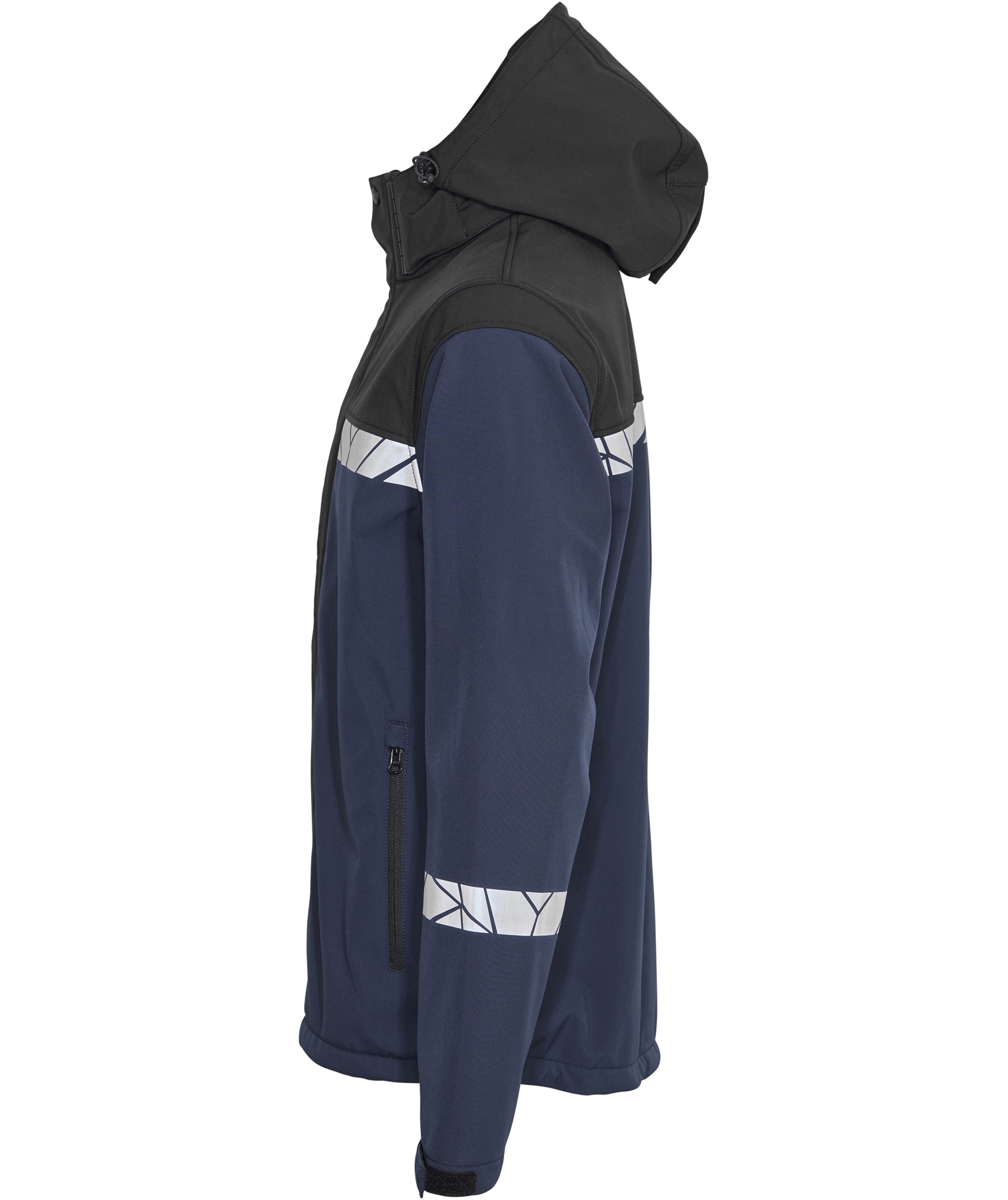 ProJob softshell jacket 7400, Marine Blue/Black, large image number 4