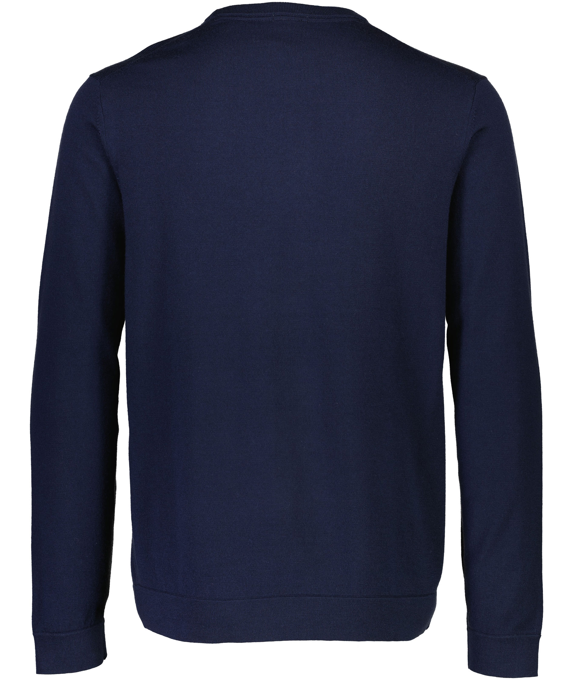 Lindbergh striktr&oslash;je med merinould, Navy, large image number 2