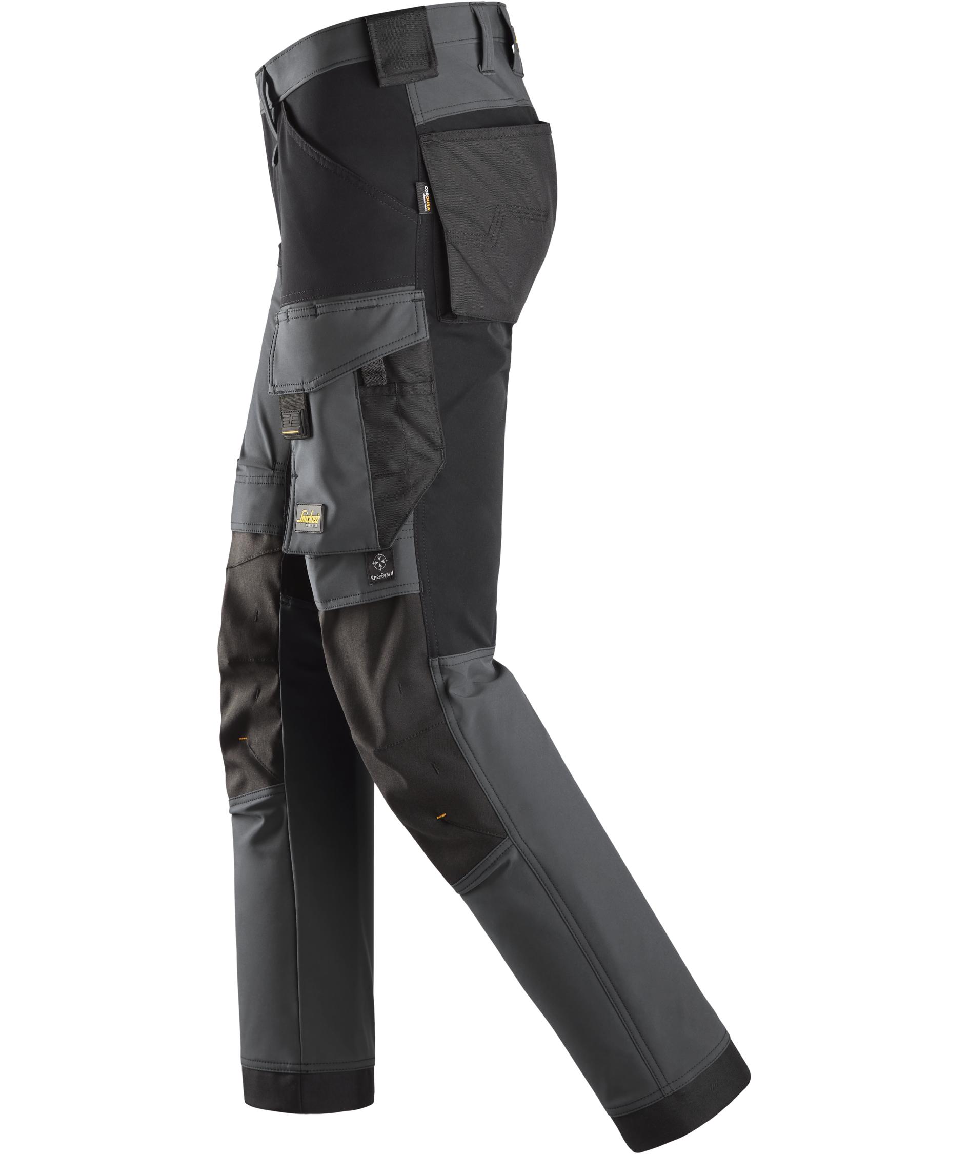 Snickers AllroundWork Arbeitshose 6375 full stretch, Steel Grey/Black, large image number 5