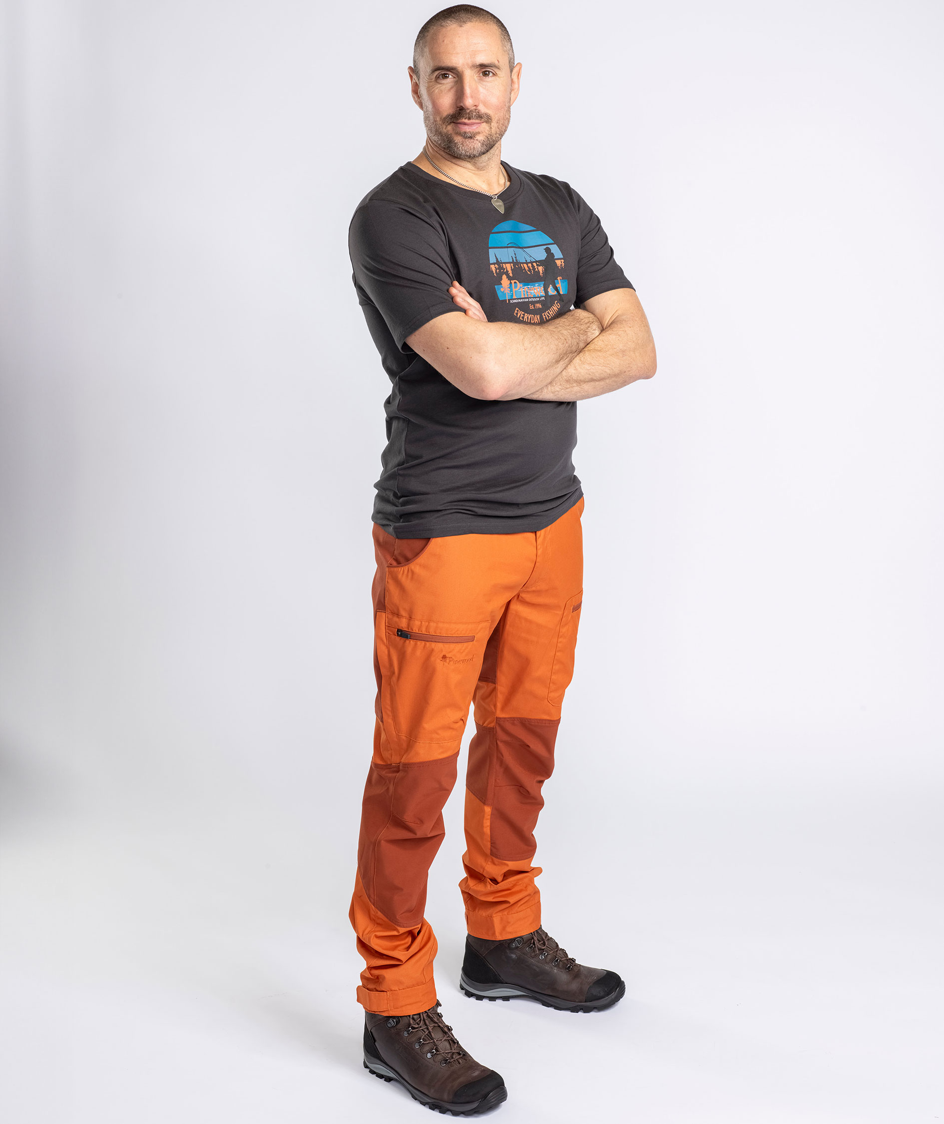 Pinewood Caribou TC bukser, Burned Orange/Terracotta, Burned Orange/Terracotta, large image number 4