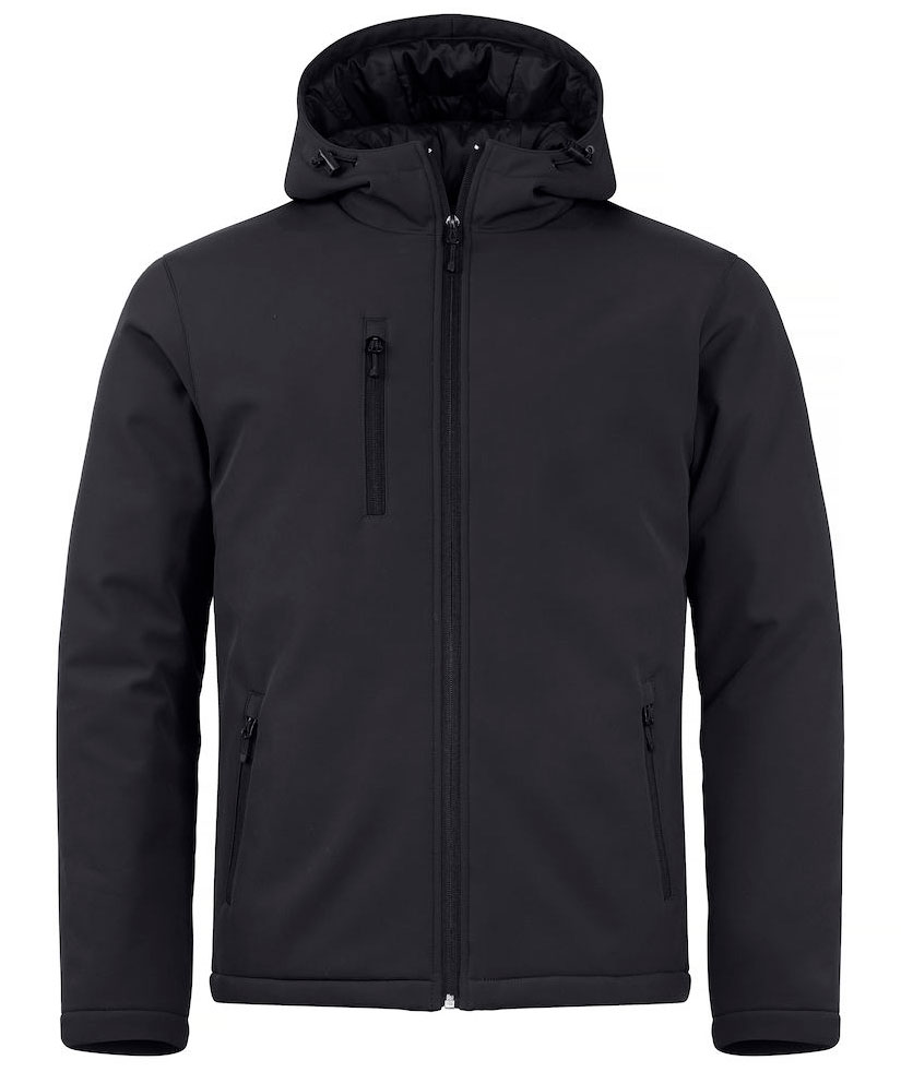 Clique fodrad softshelljacka, Svart