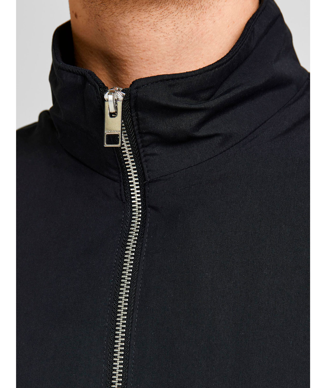 Jack & Jones JJERUSH HARRINGTON Bomberjakke, Sort, large image number 3