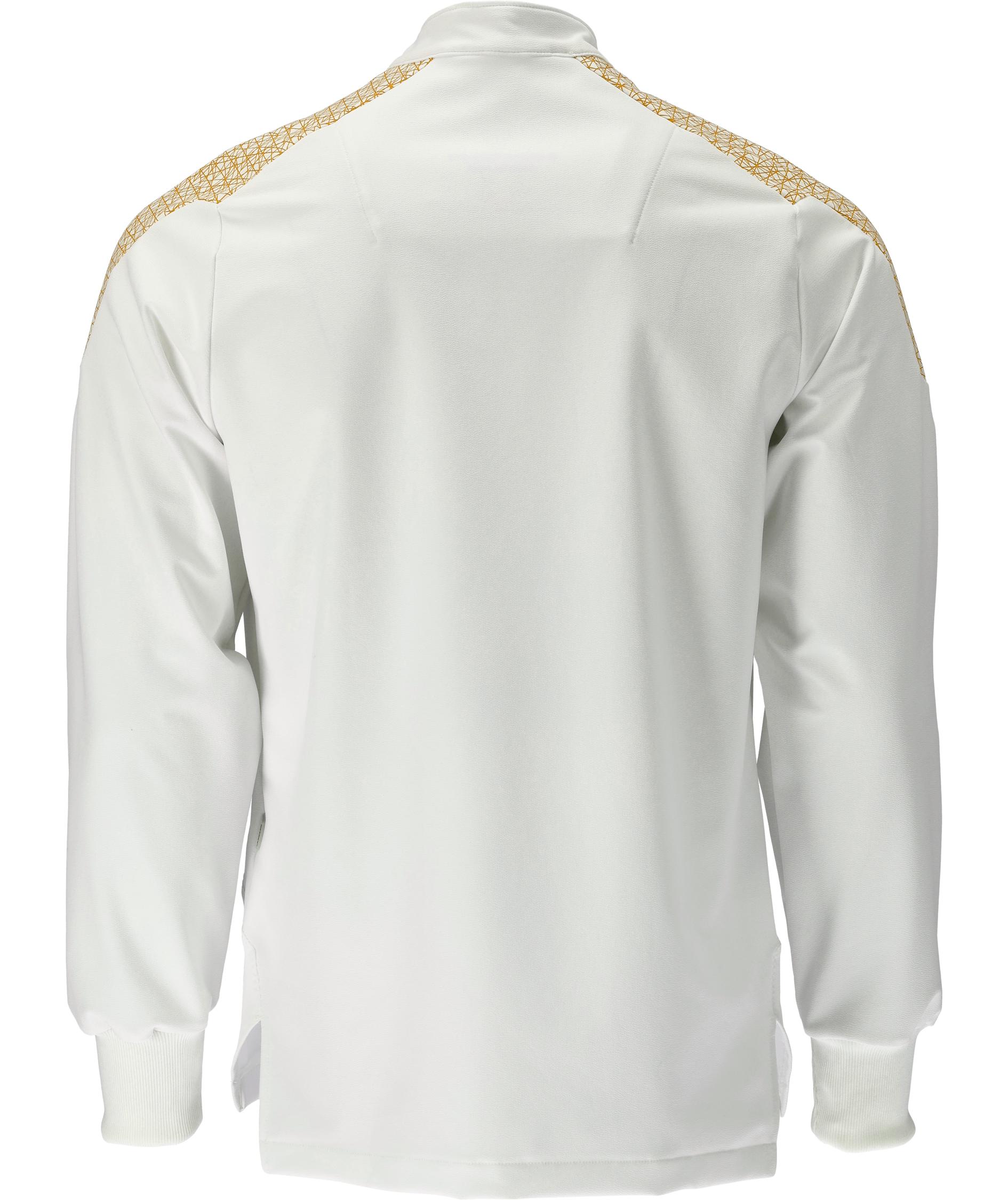 Mascot Food & Care HACCP-approved smock, White/Curryyellow