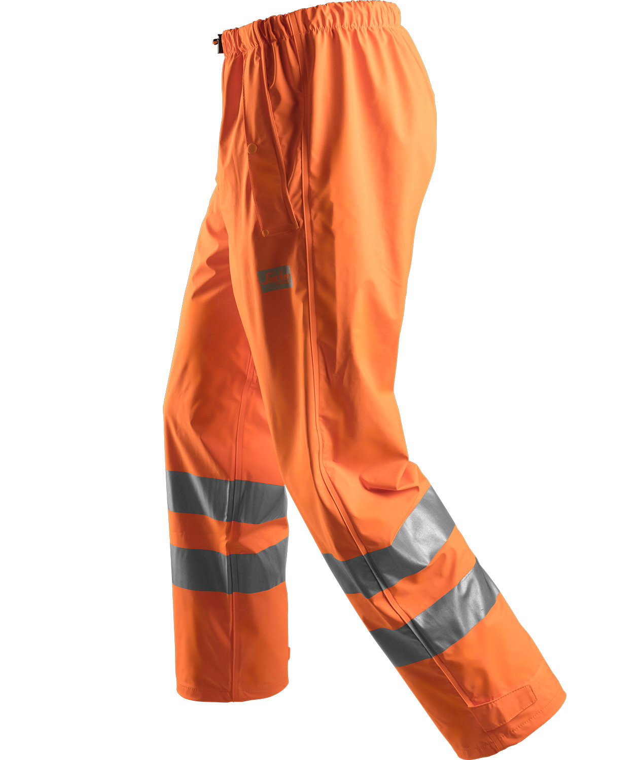 Snickers PU regnbukser, Orange, large image number 2