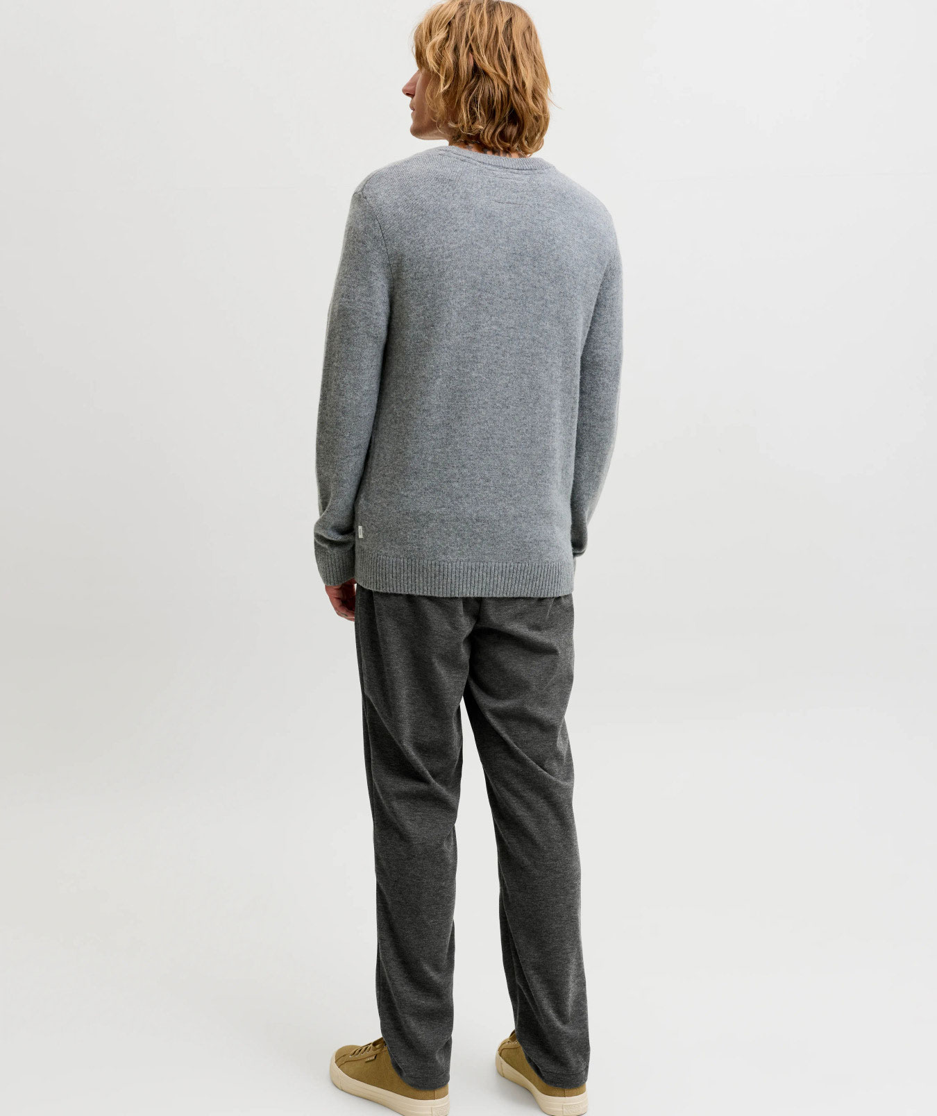 Jack & Jones JPSTOLLIE DEVON chinos, Dark Grey Melange, large image number 3