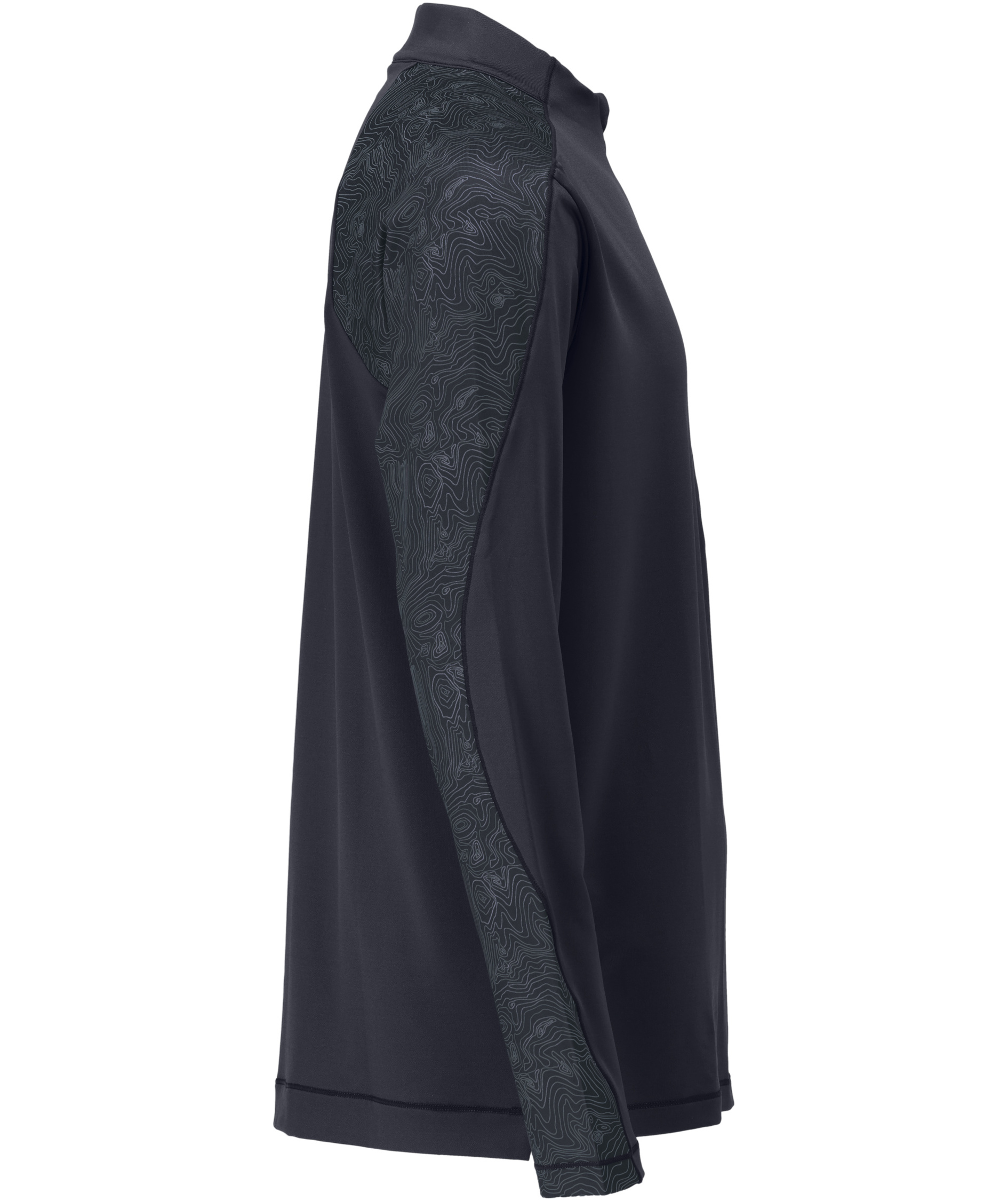 Mascot Customized half zip langermet T-skjorte, M&oslash;rk Marine, large image number 2