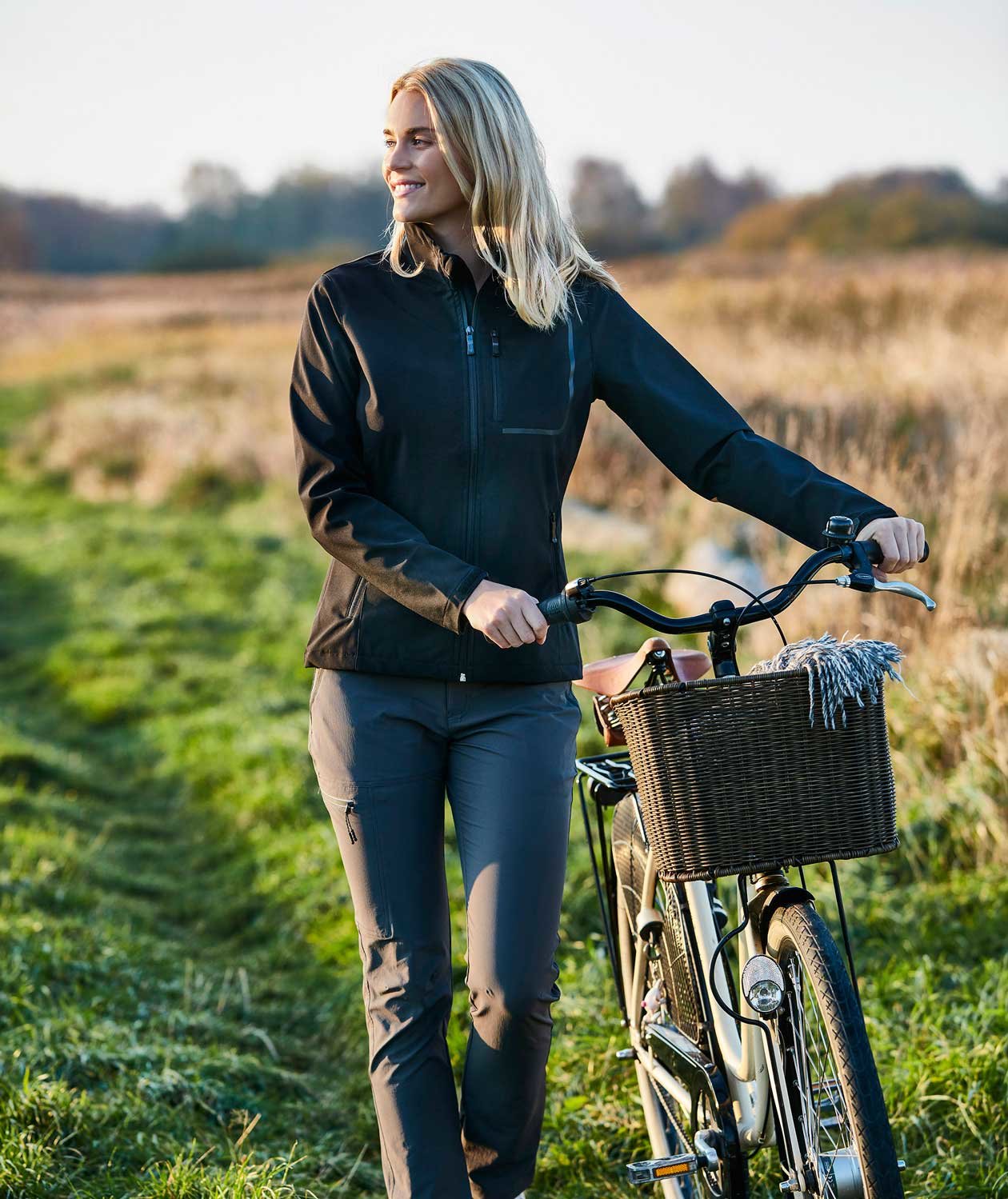 South West Victoria women's softshell jacket, Black