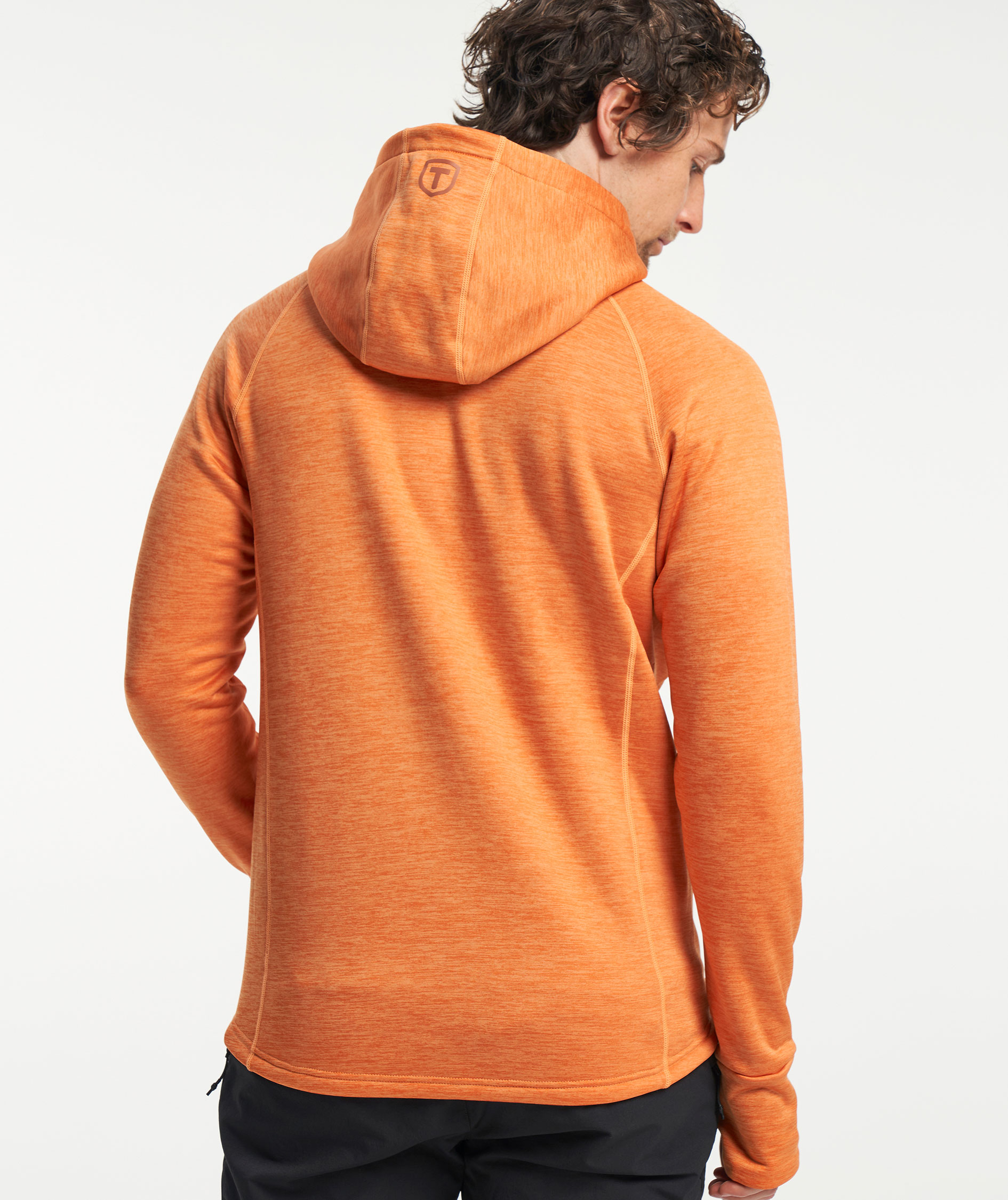 Tenson TXlite hoodie with full zipper, Dark Orange, large image number 3