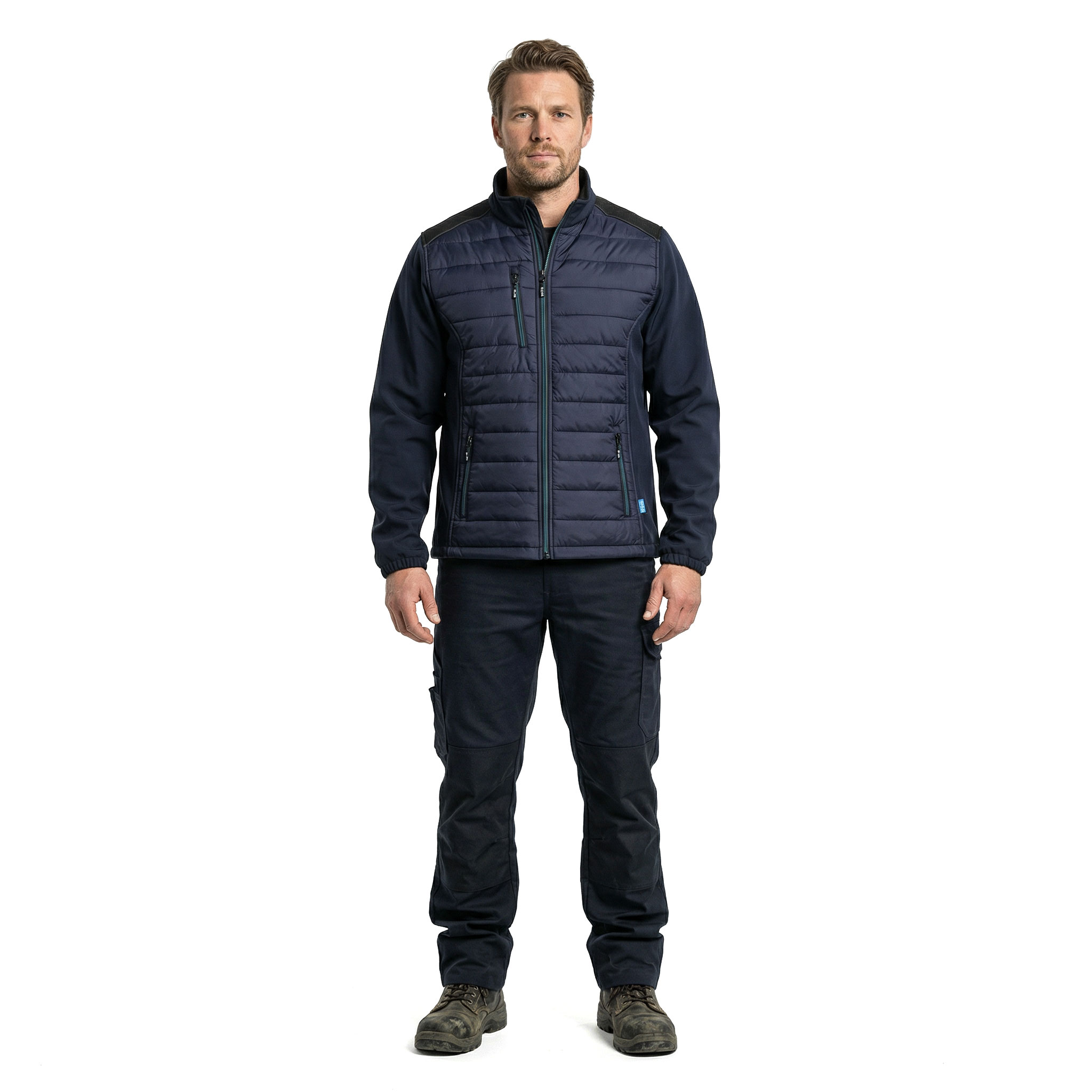 SIOEN Crosby hybridjakke, Navy, large image number 2