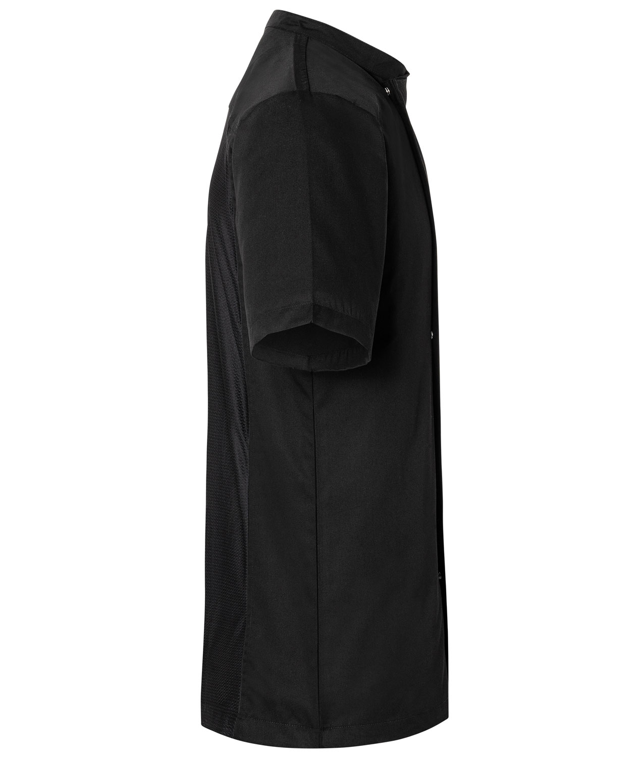 Karlowsky Basic short-sleeved chefs shirt, Black, large image number 3