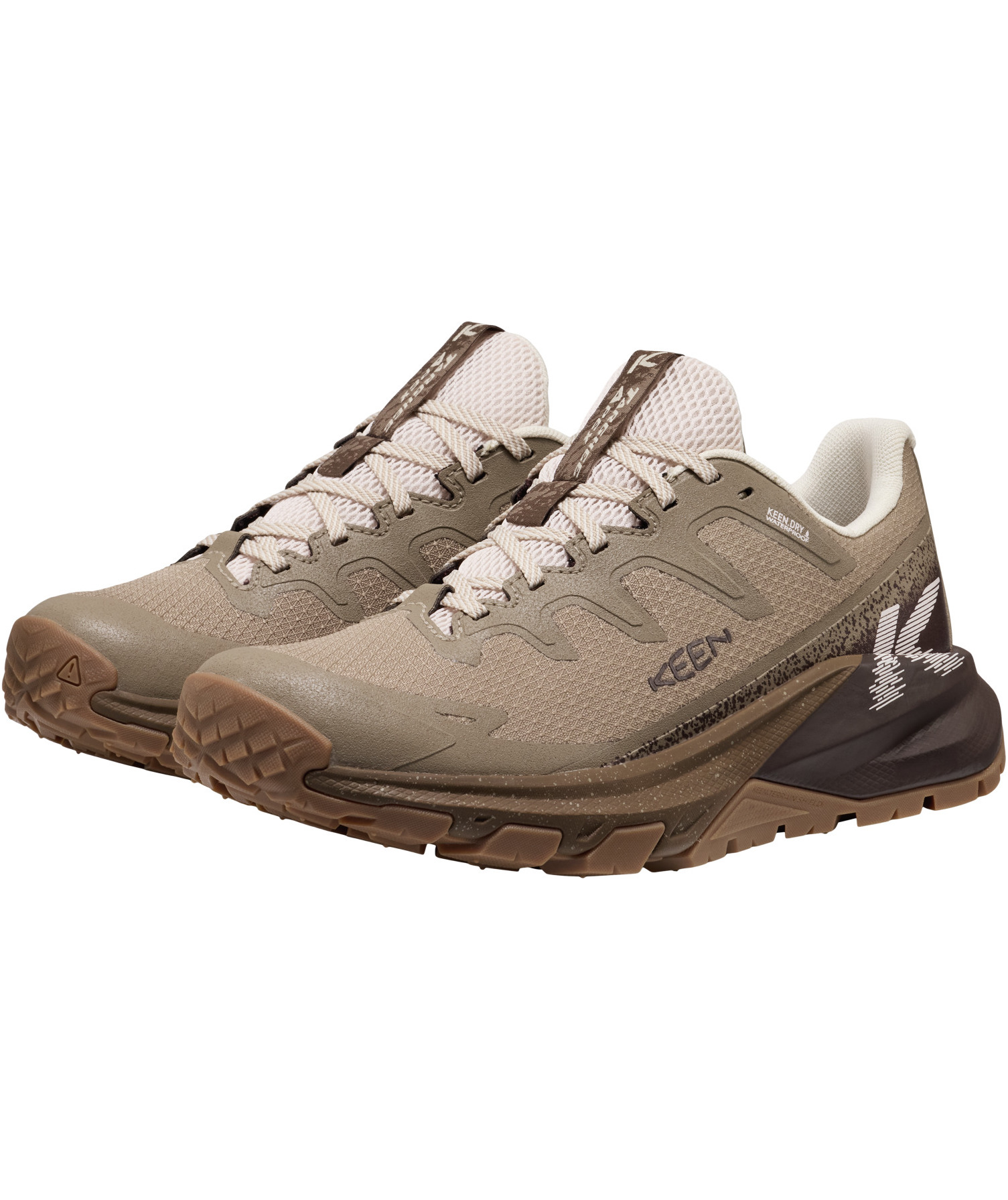Keen Targhee Apex WP dame tursko, Brindle/Peach Blush