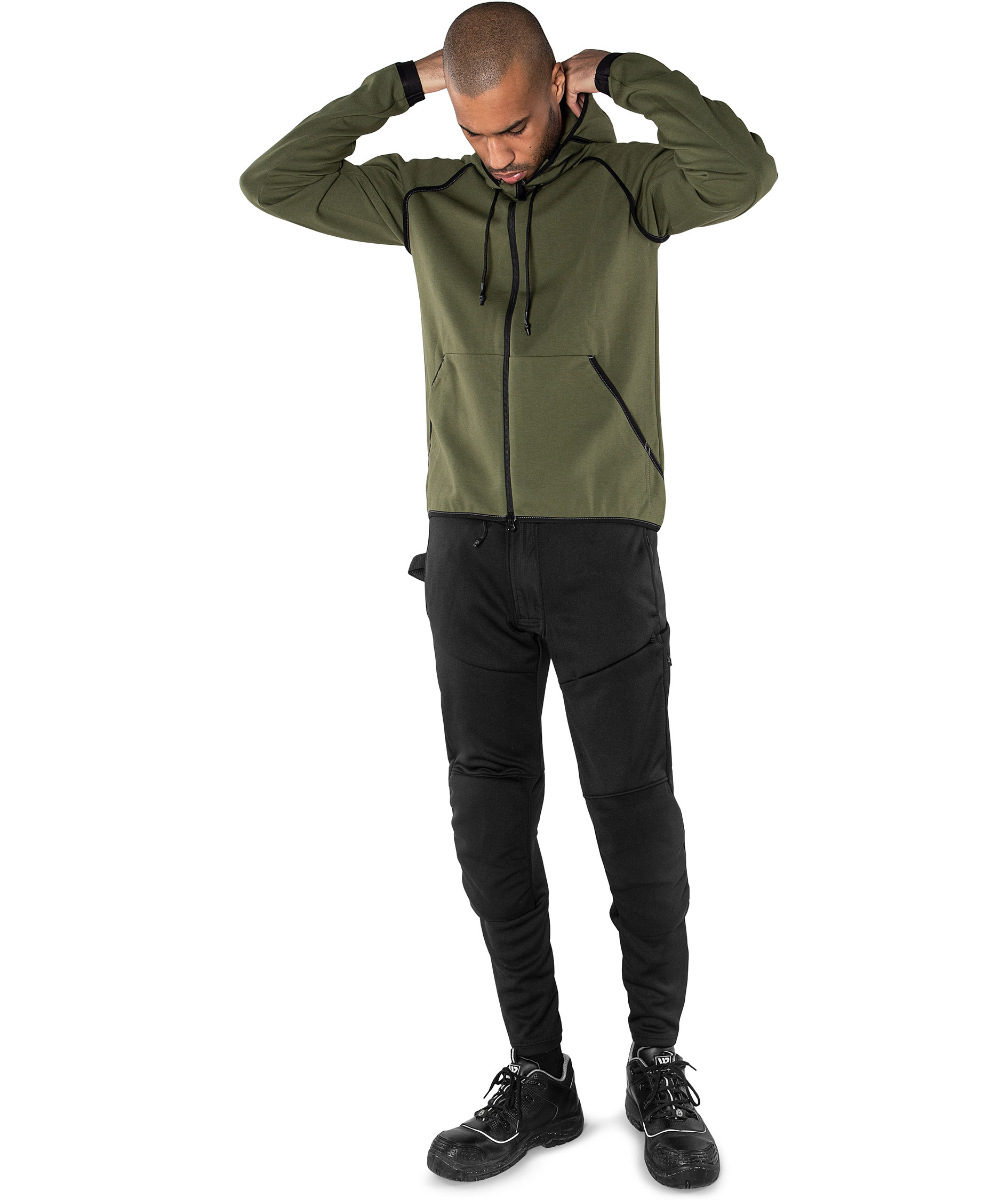 Fristads hantverksbyxa jogger 2687 SSL full stretch, Svart